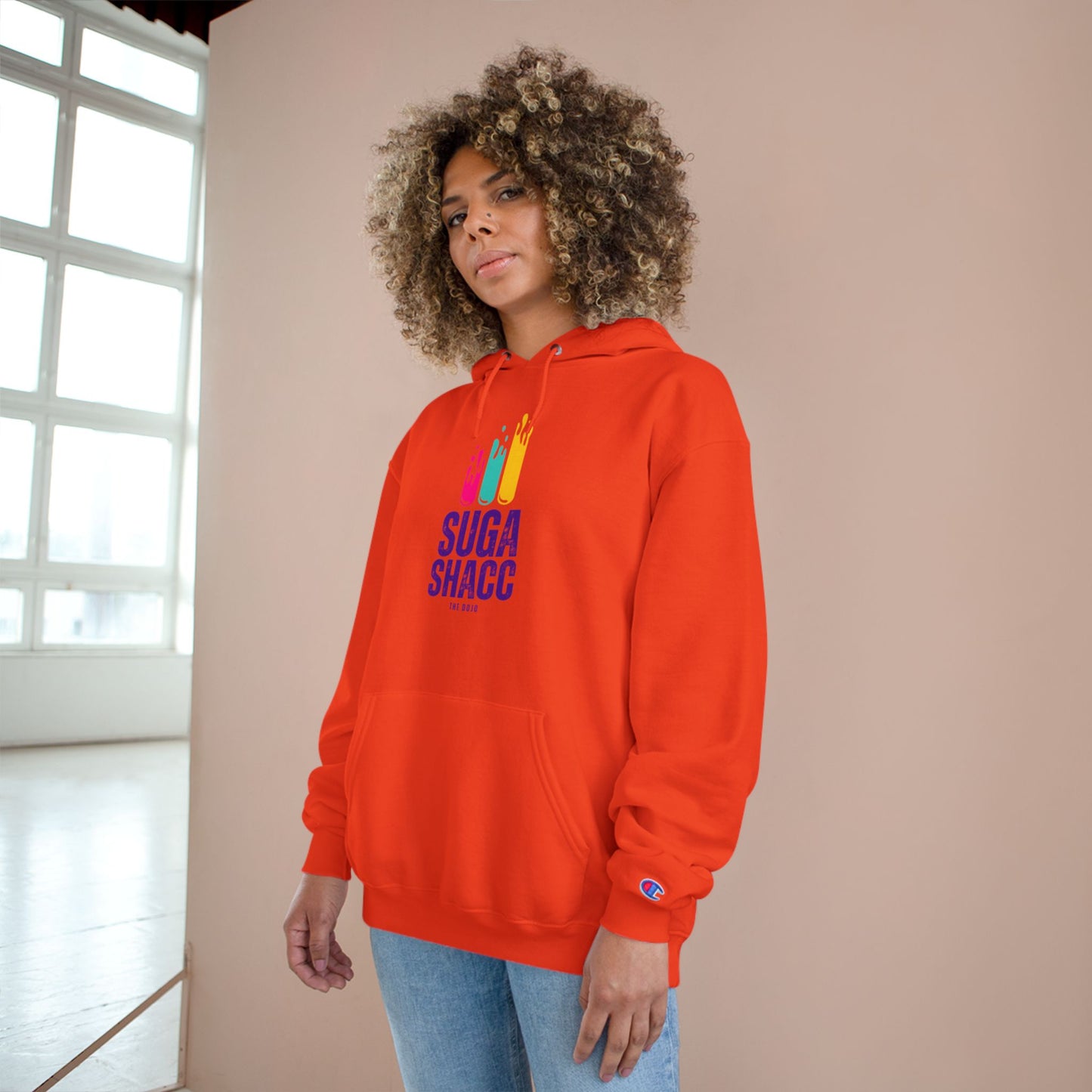 Champion Hoodie - "Suga Shacc" Design