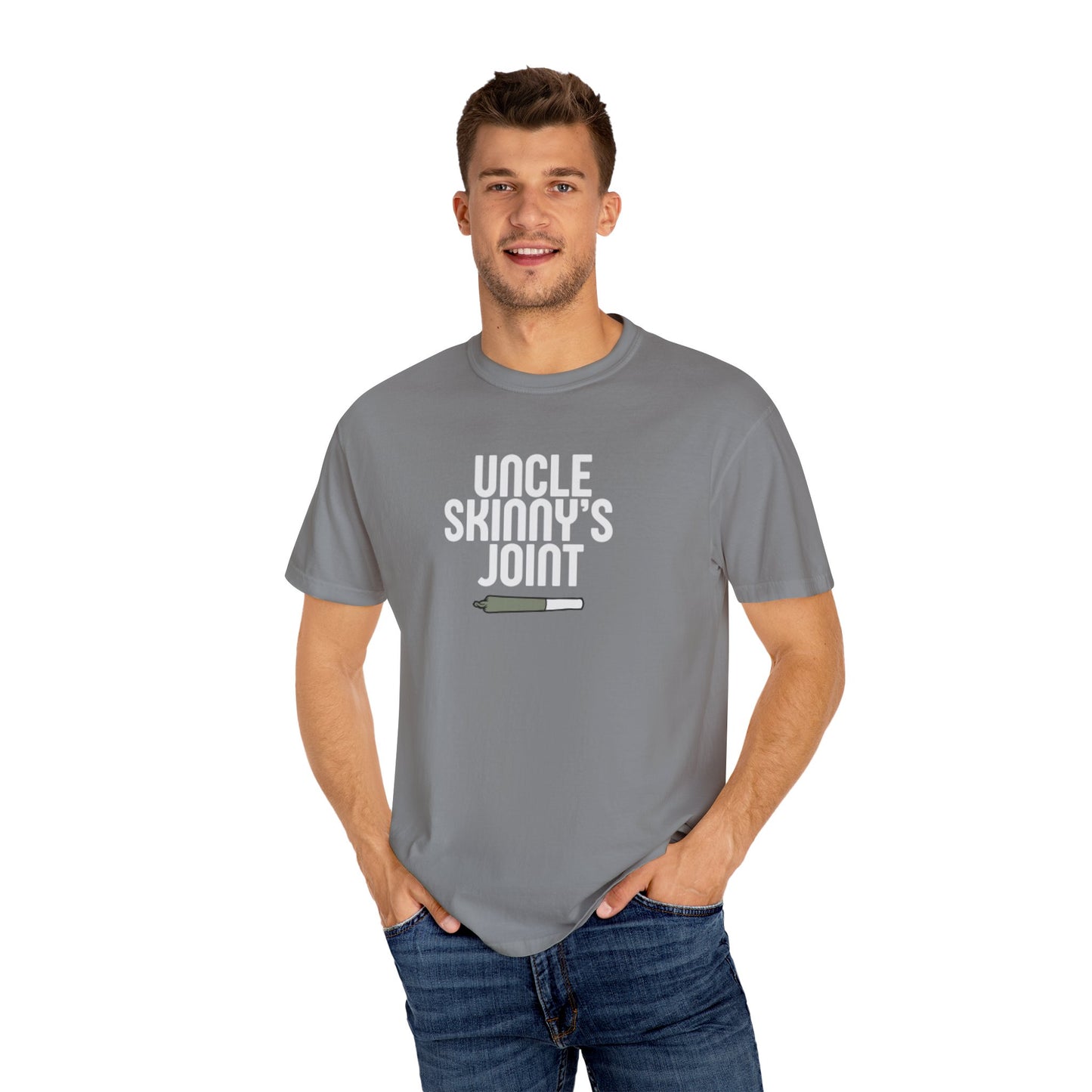 (Unisex) Comfortable Tee - “Uncle Skinny’s Joint” Design