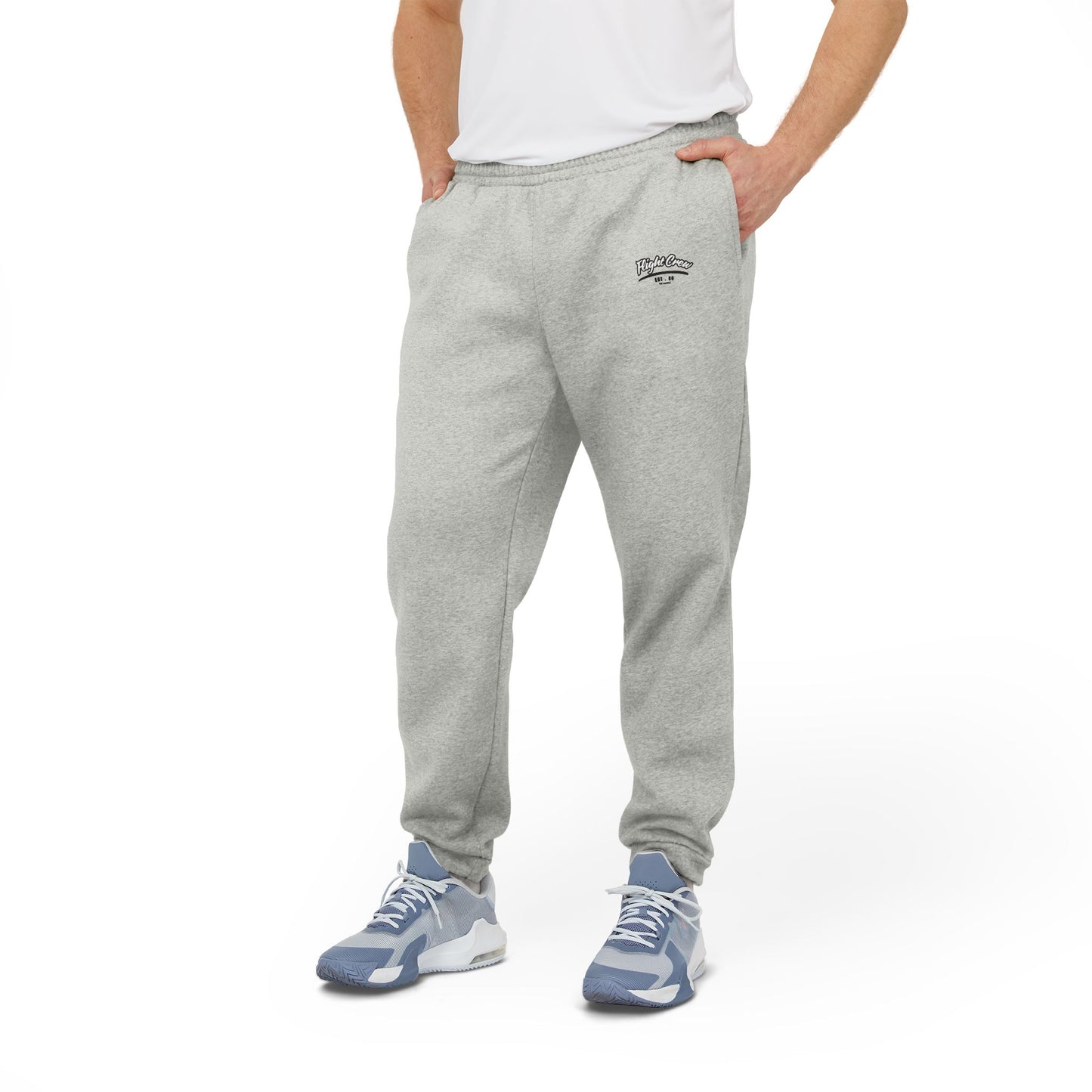 Comfortable Unisex “Flight Crew” Fleece Joggers - Perfect for Relaxation and Casual Wear