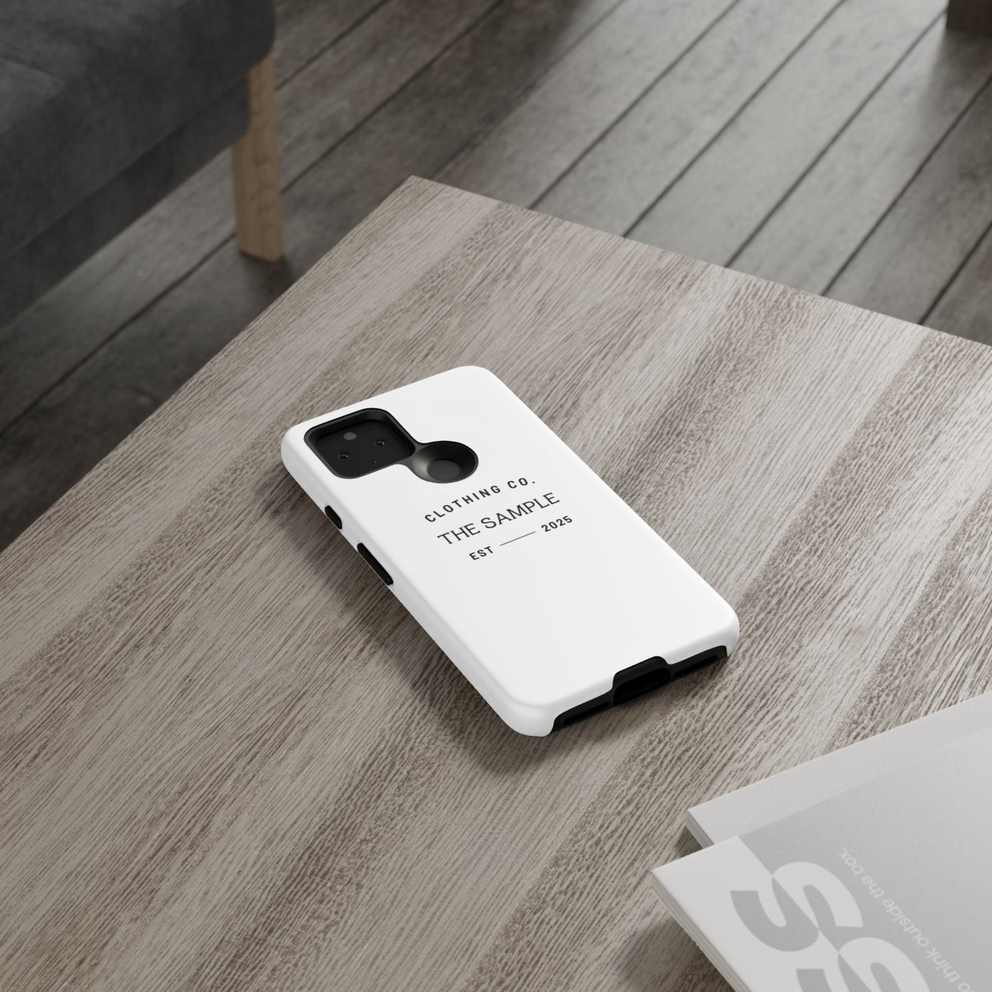 Durable Phone Case - “The Sample Clothing Co.” Design