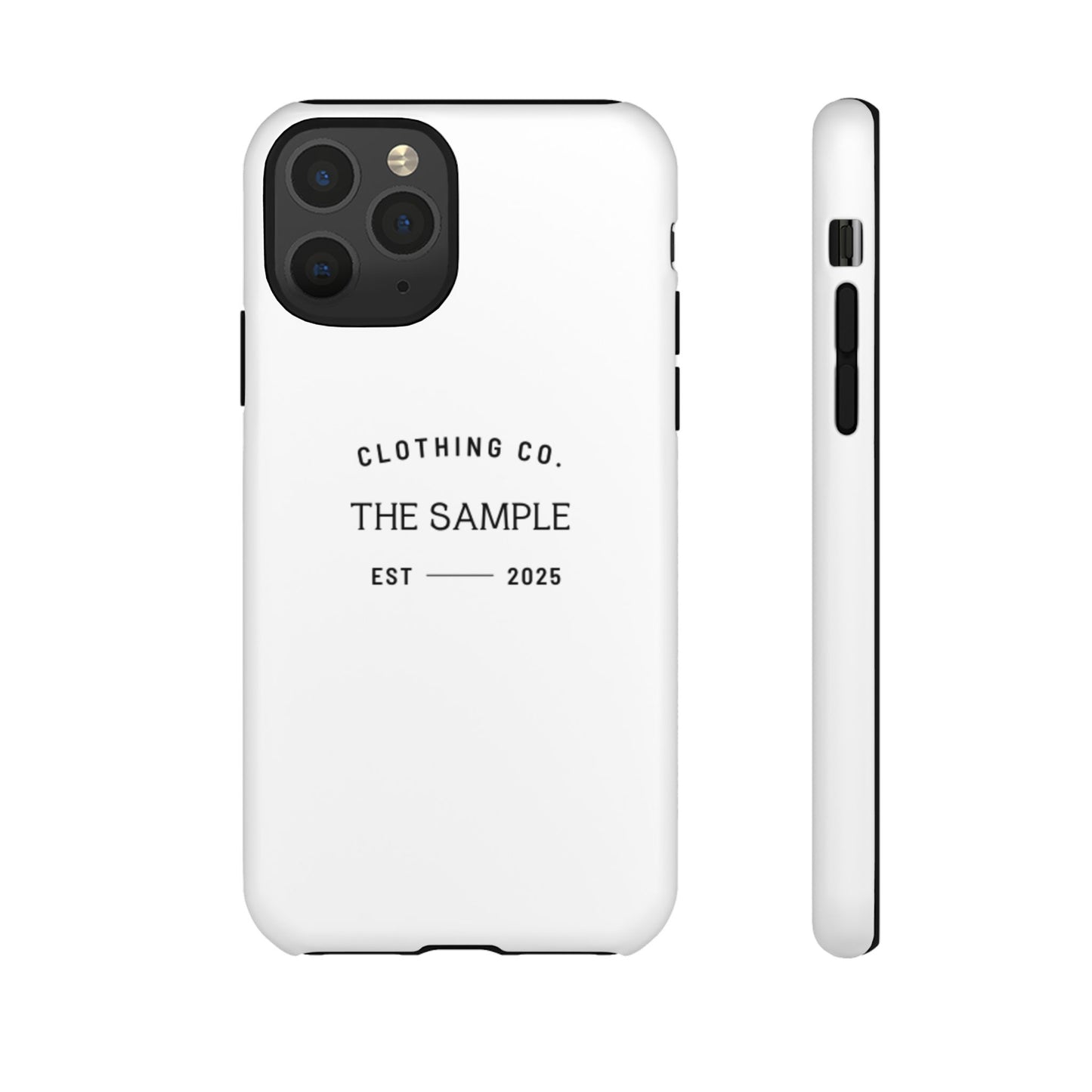 Durable Phone Case - “The Sample Clothing Co.” Design