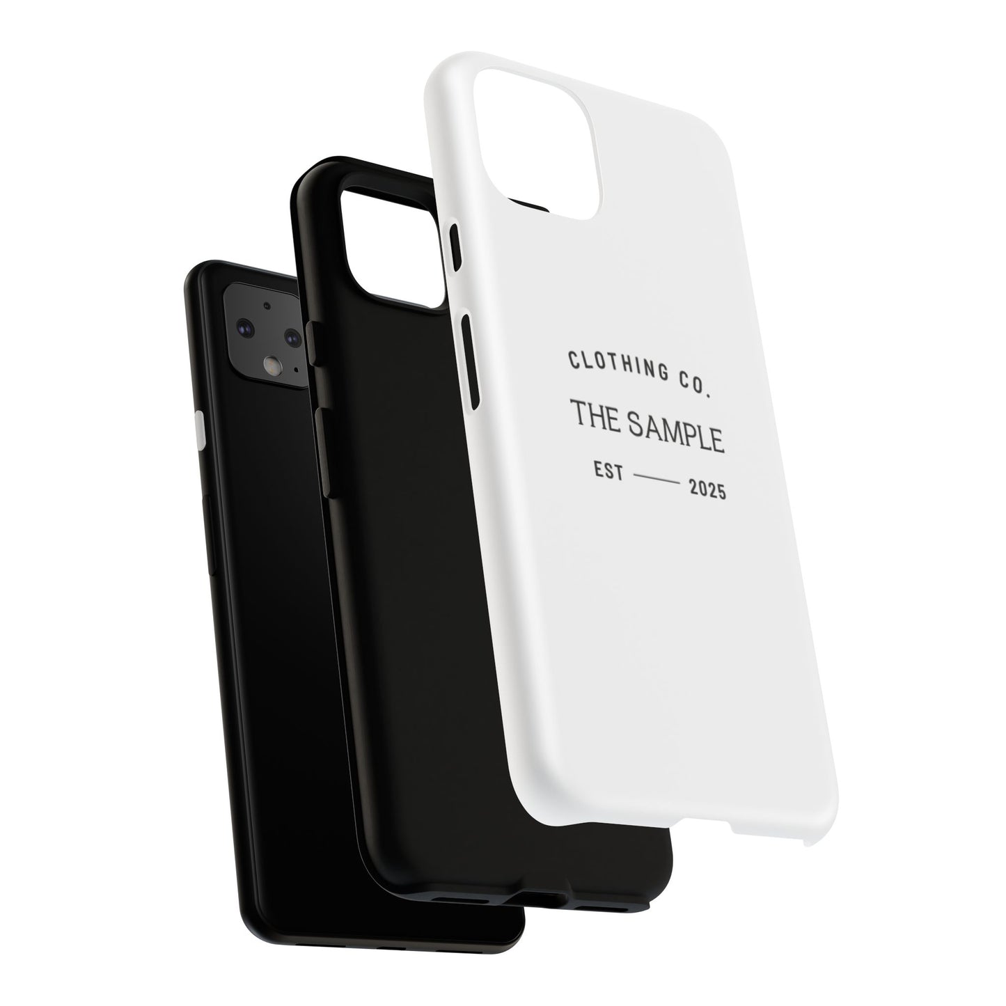 Durable Phone Case - “The Sample Clothing Co.” Design