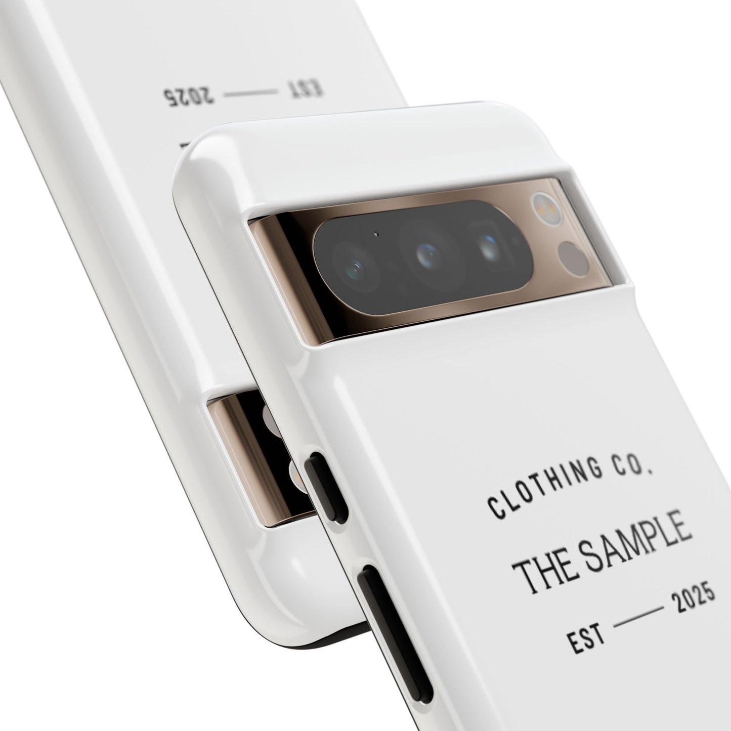 Durable Phone Case - “The Sample Clothing Co.” Design