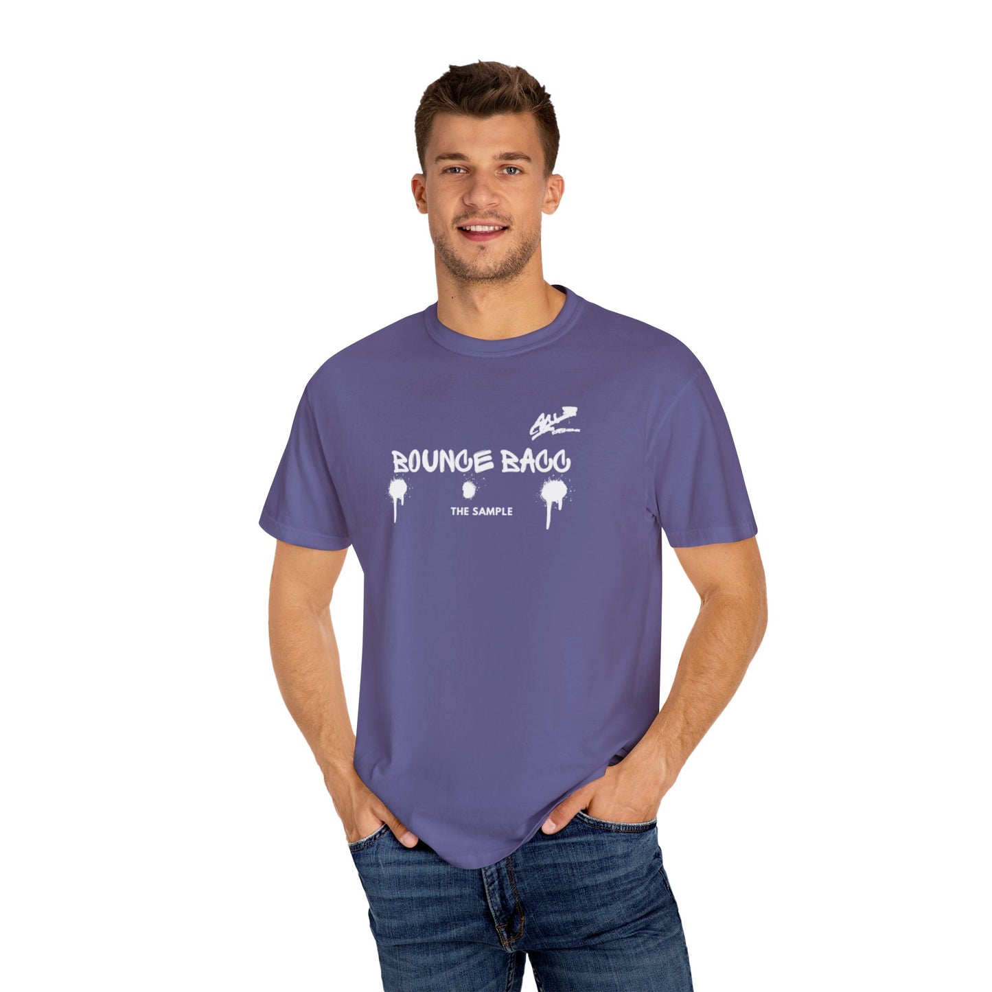 “Bounce Bacc” Unisex Garment-Dyed T-Shirt - Soft, Trendy Style for Everyday Wear