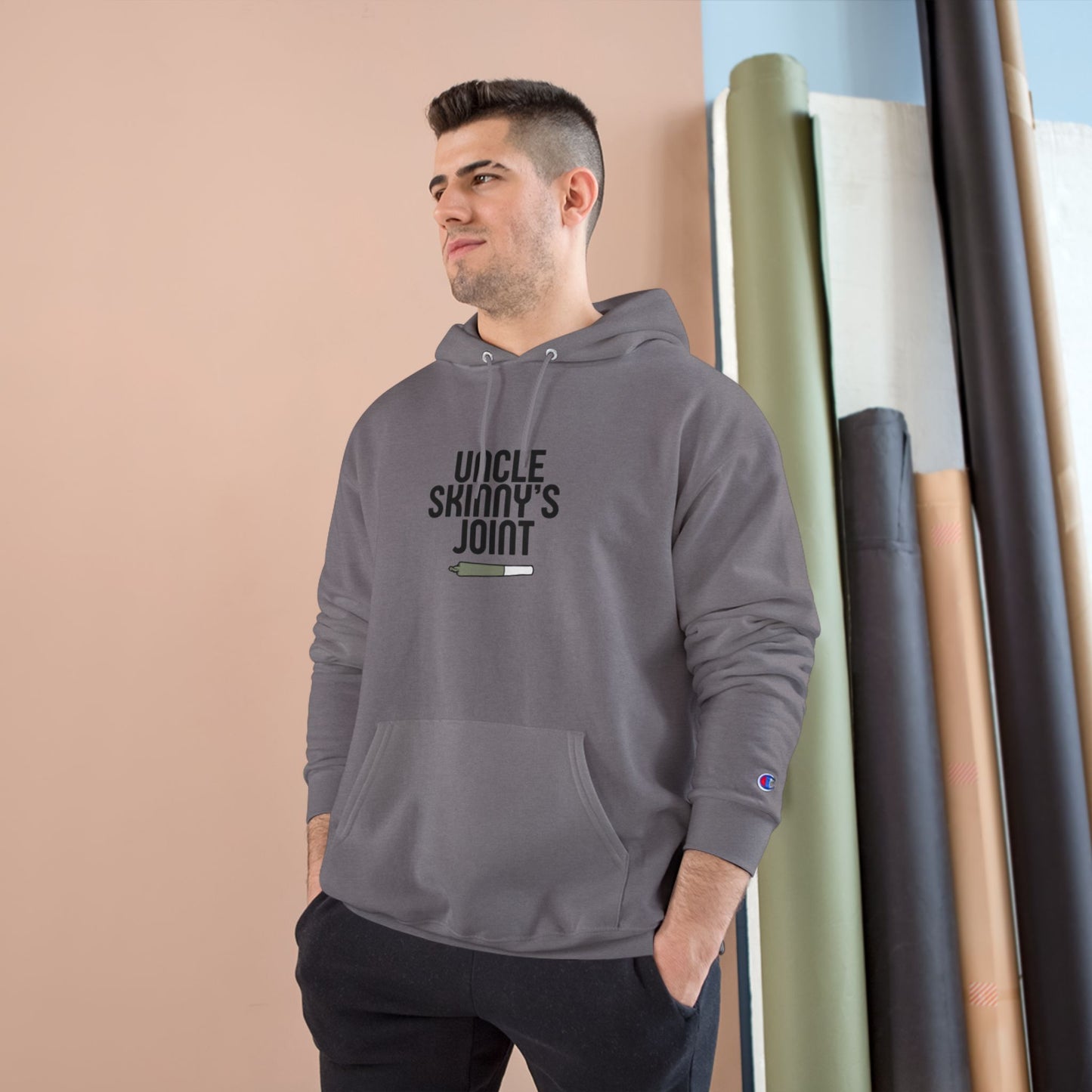 Champion Hoodie - “Uncle Skinny’s Joint” Design