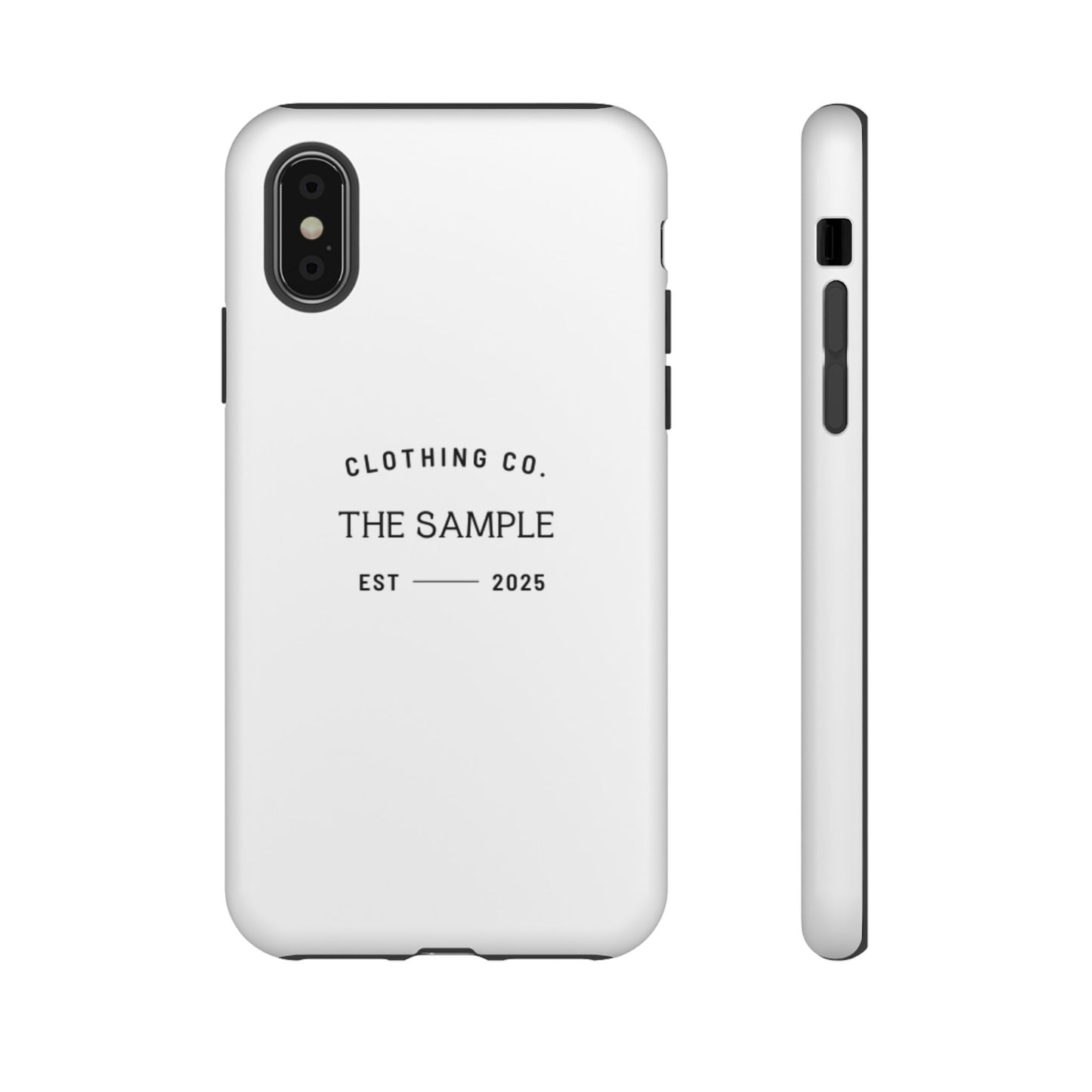 Durable Phone Case - “The Sample Clothing Co.” Design