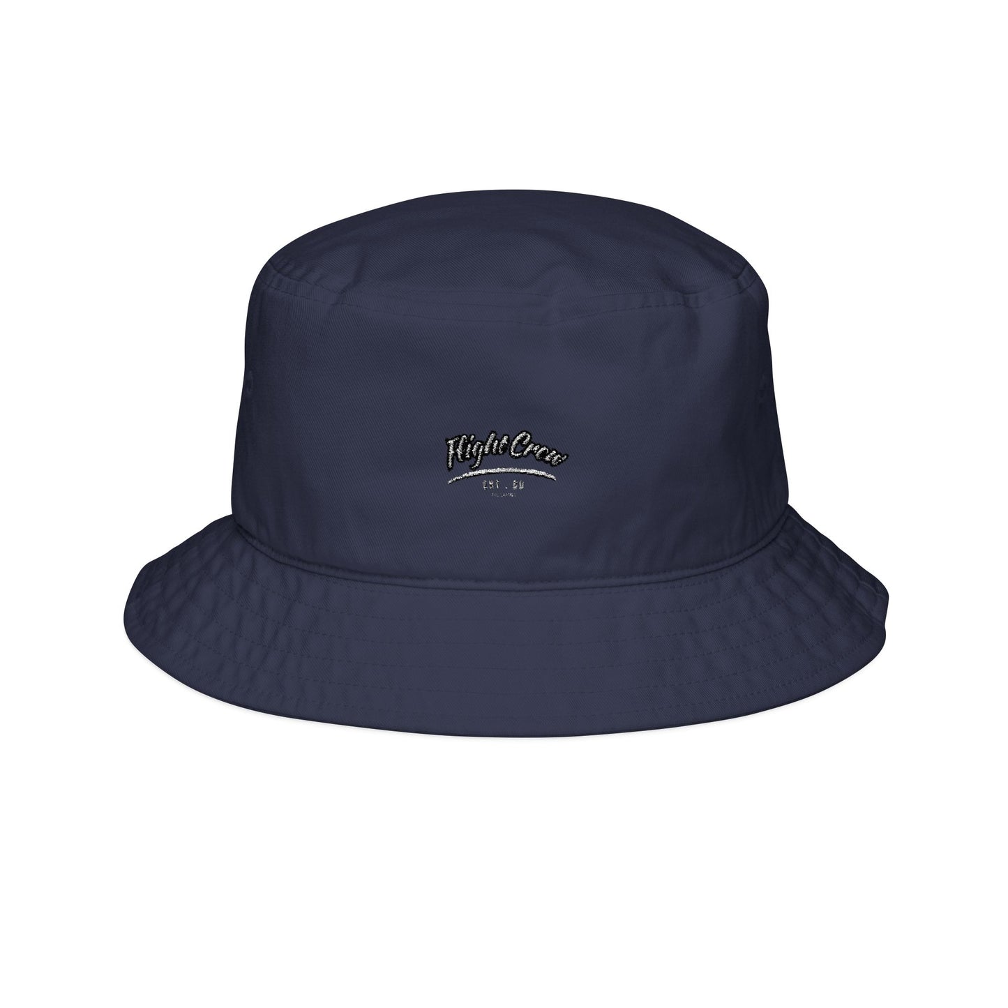 Embroidered Bucket Hat - "Flight Crew" Design