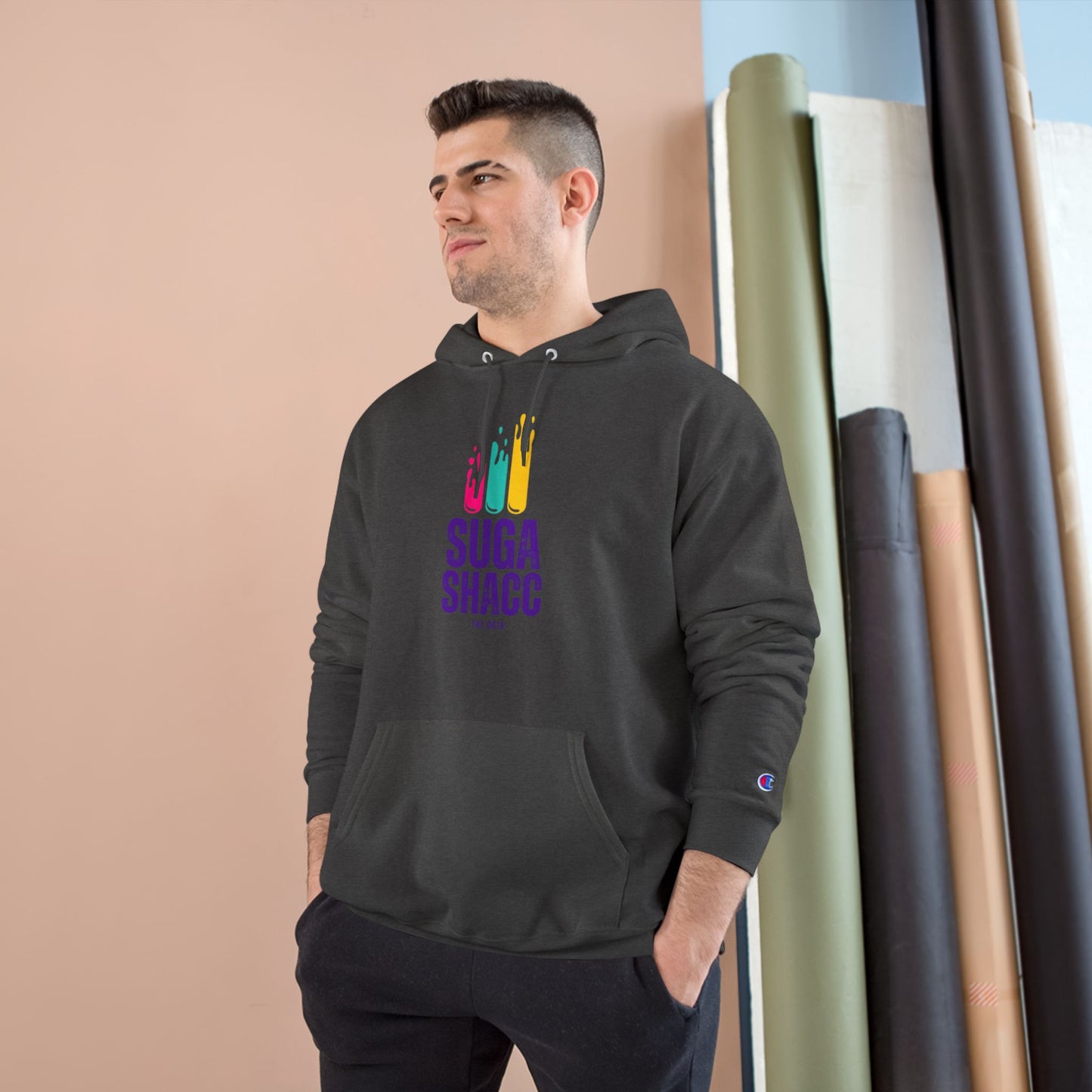Champion Hoodie - "Suga Shacc" Design