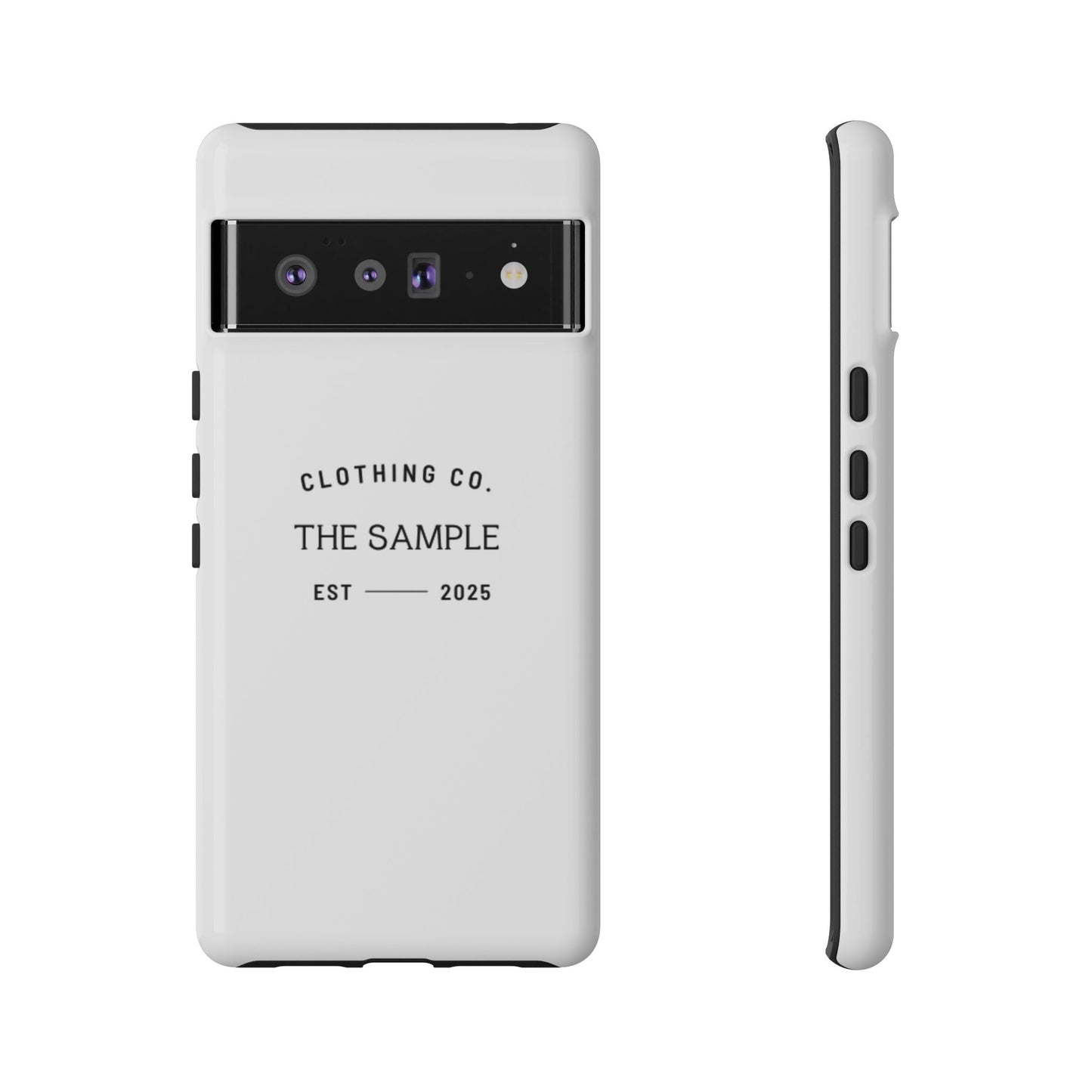 Durable Phone Case - “The Sample Clothing Co.” Design