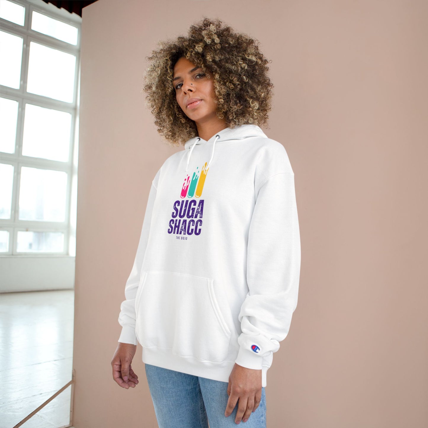 Champion Hoodie - "Suga Shacc" Design