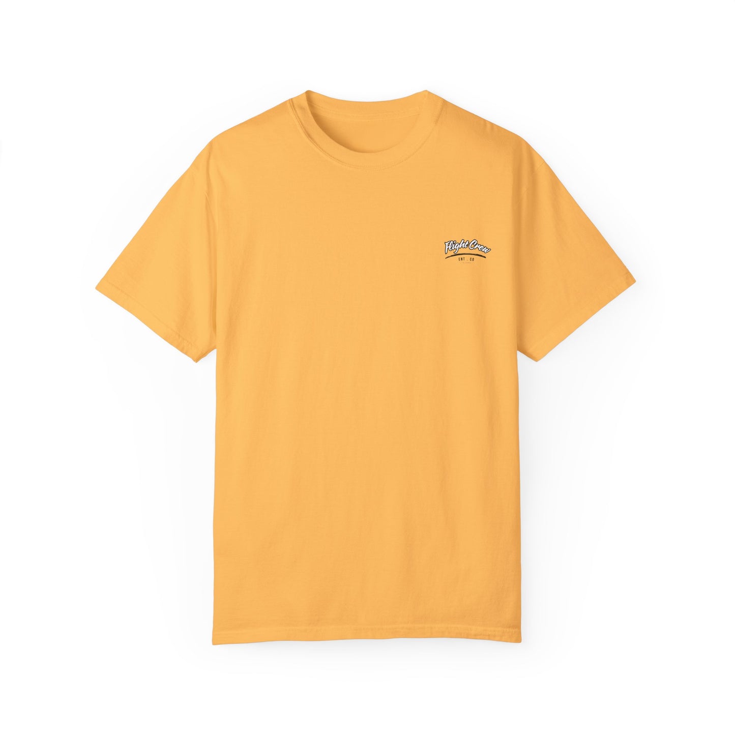 Casual Unisex Garment-Dyed T-Shirt - "Flight Crew" Design