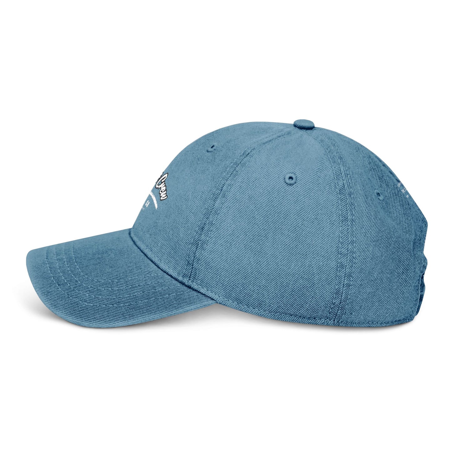Unisex Embroidered Denim Hat - “Flight Crew ENT” Design