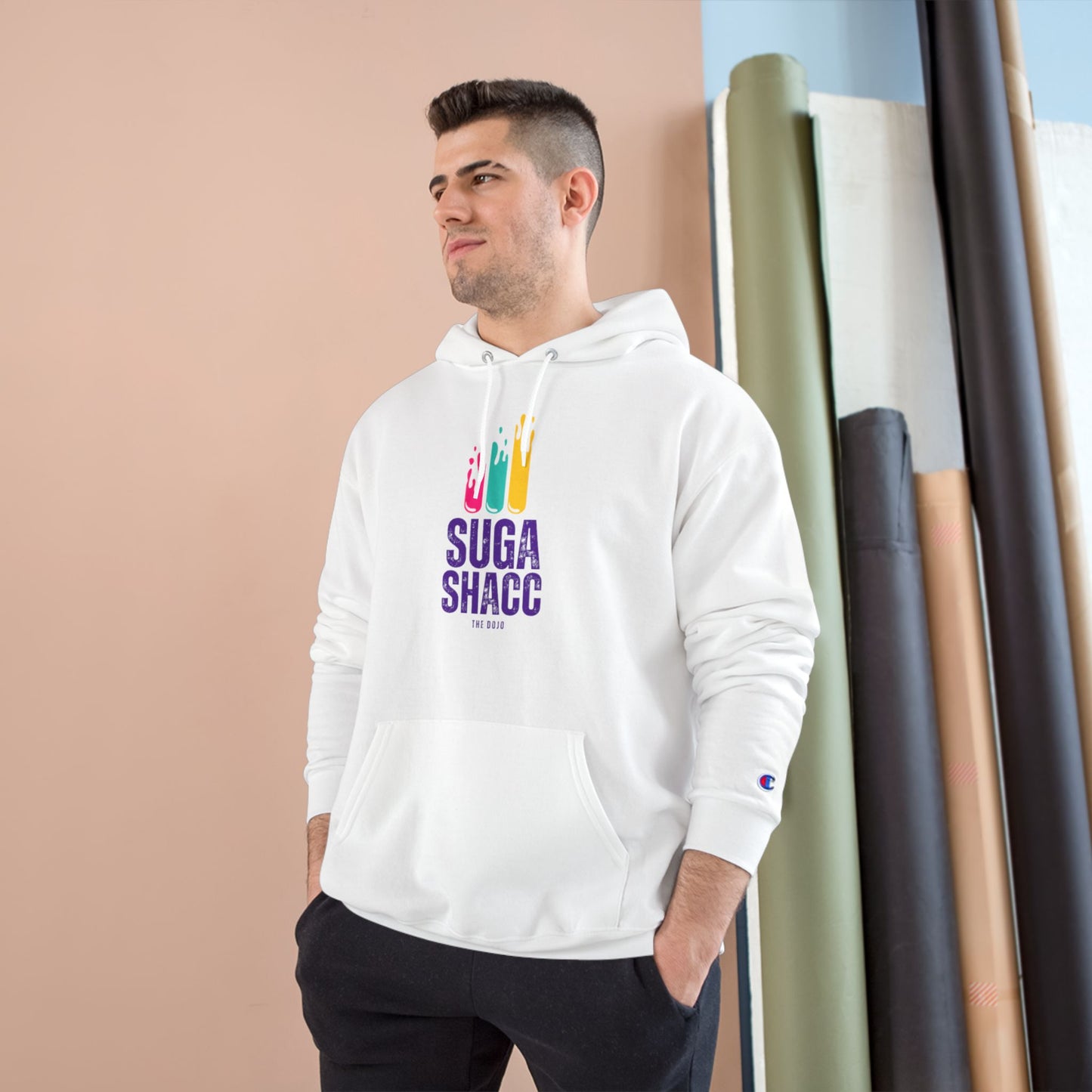Champion Hoodie - "Suga Shacc" Design