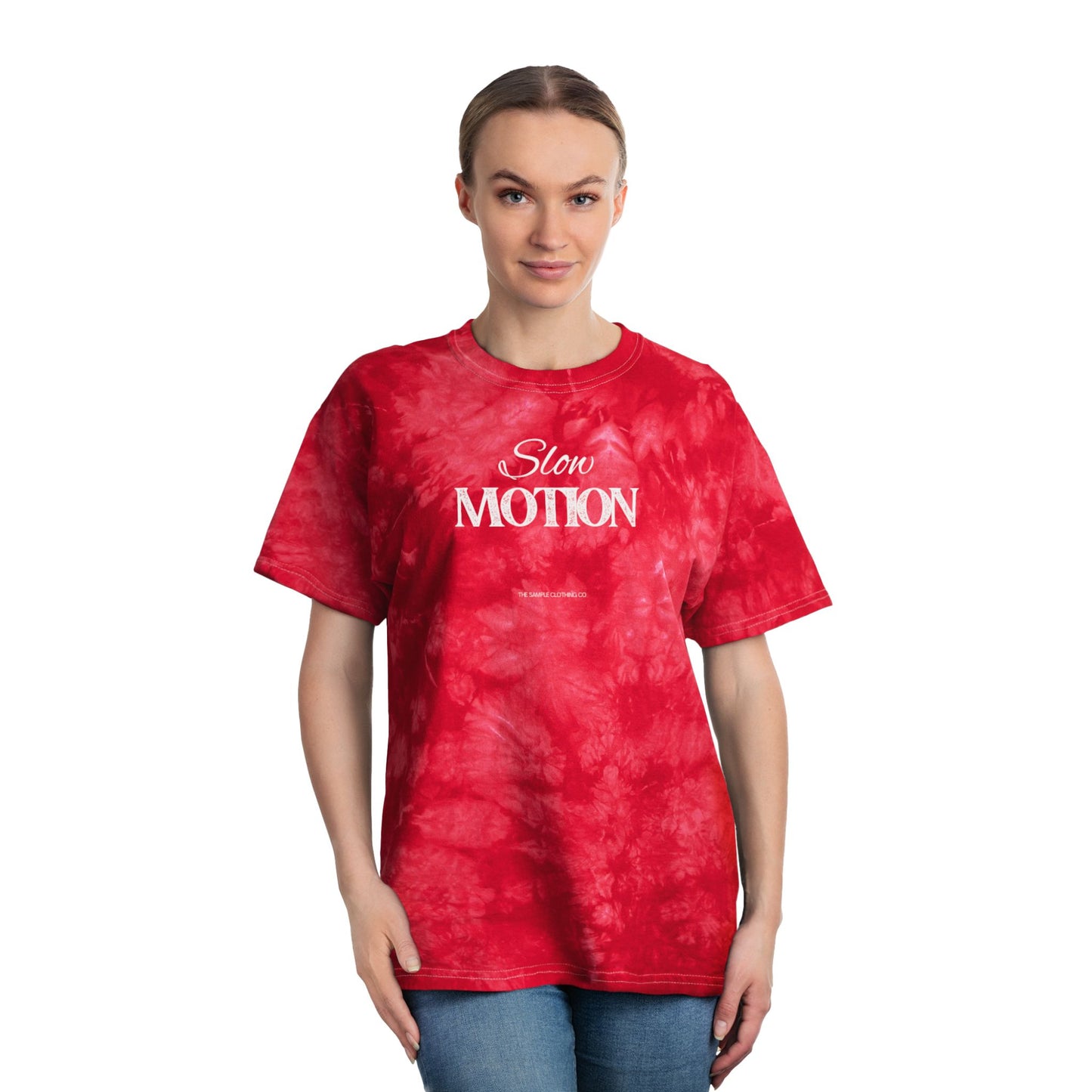 (Unisex) Tie-Dye Tee - “Slow Motion” Design