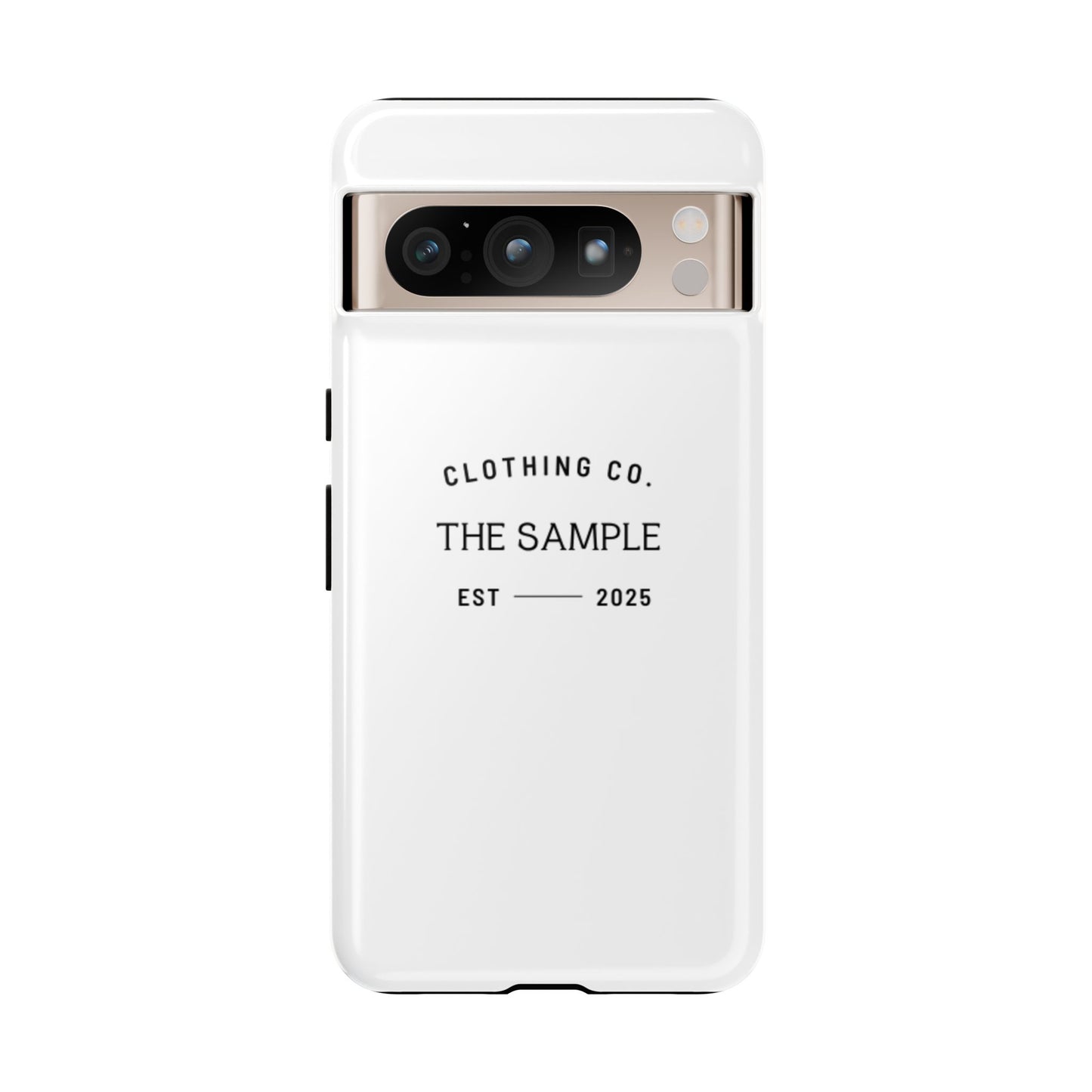 Durable Phone Case - “The Sample Clothing Co.” Design