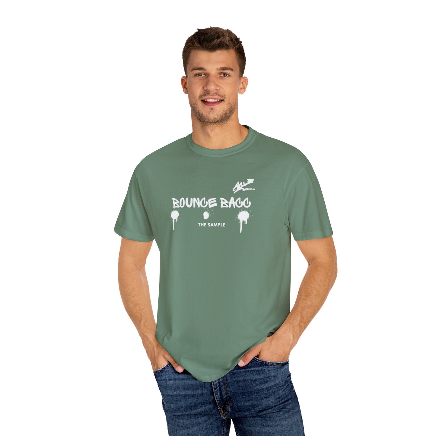 “Bounce Bacc” Unisex Garment-Dyed T-Shirt - Soft, Trendy Style for Everyday Wear