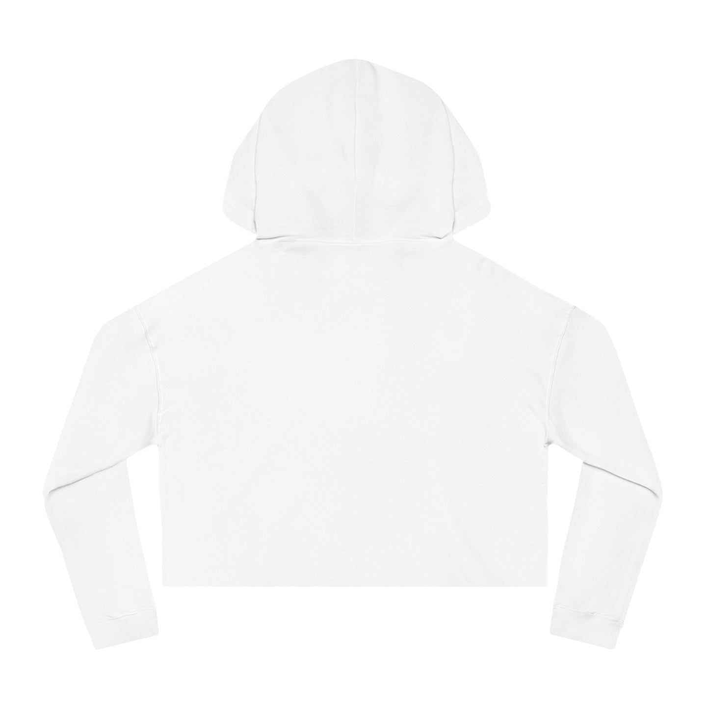 (Women’s) Cropped Hooded Sweatshirt - "Flight Crew" Design