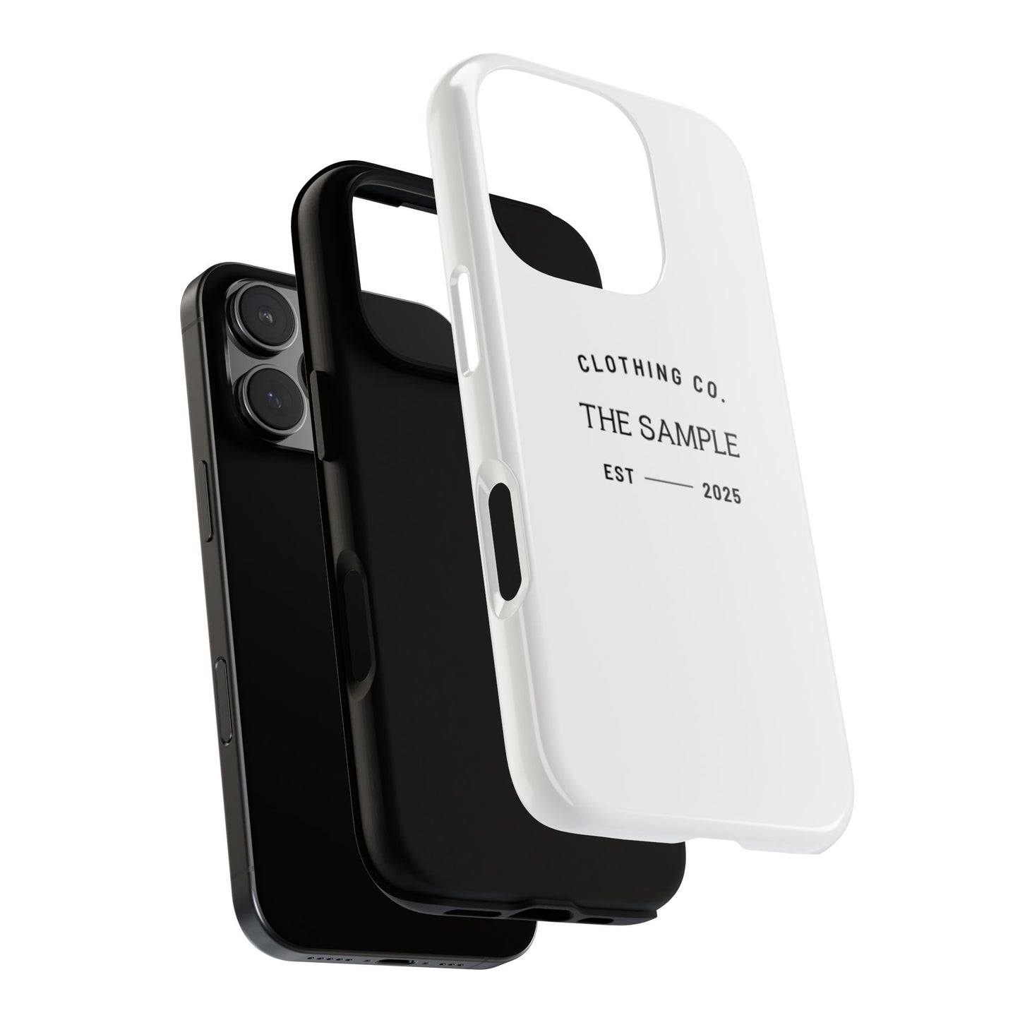 Durable Phone Case - “The Sample Clothing Co.” Design