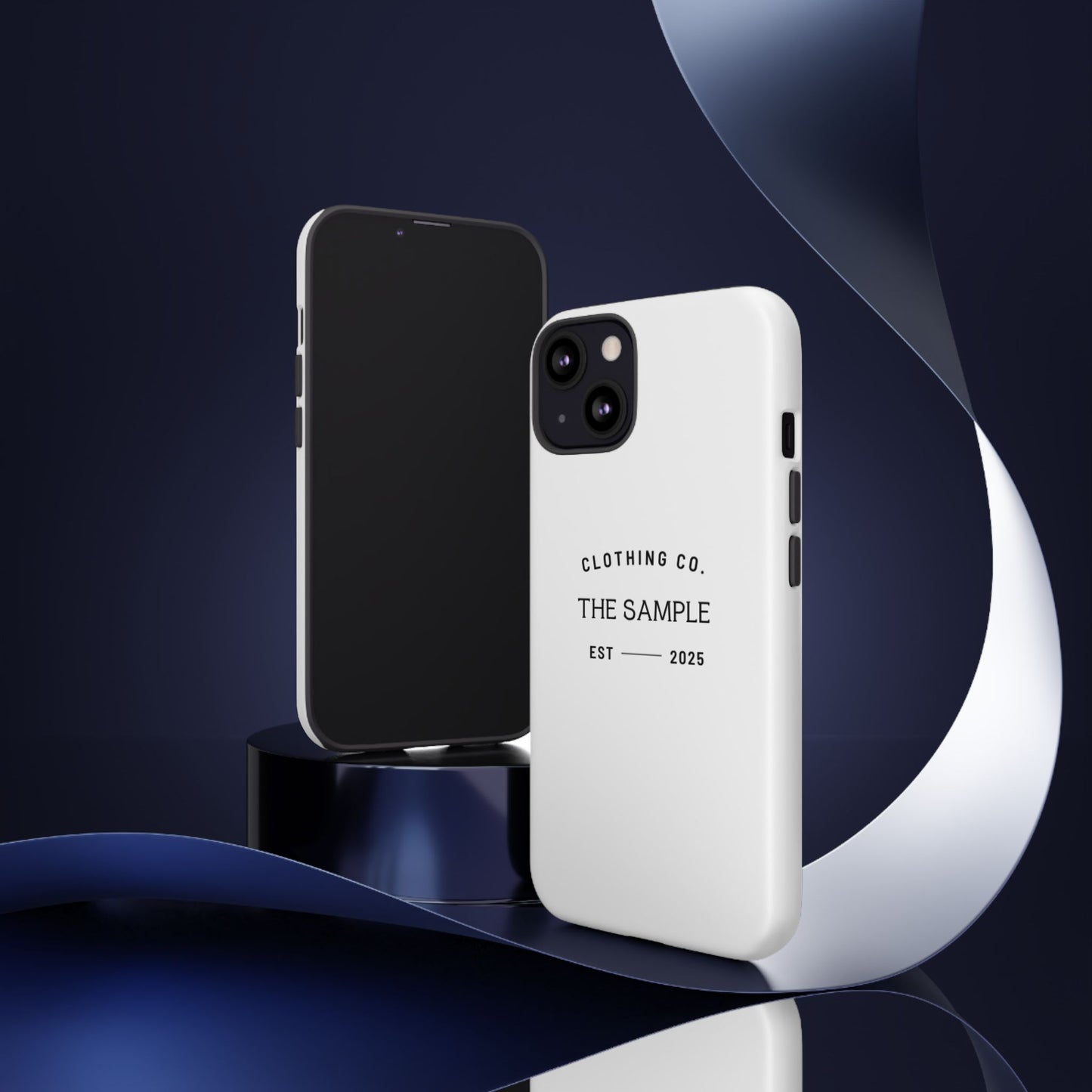 Durable Phone Case - “The Sample Clothing Co.” Design