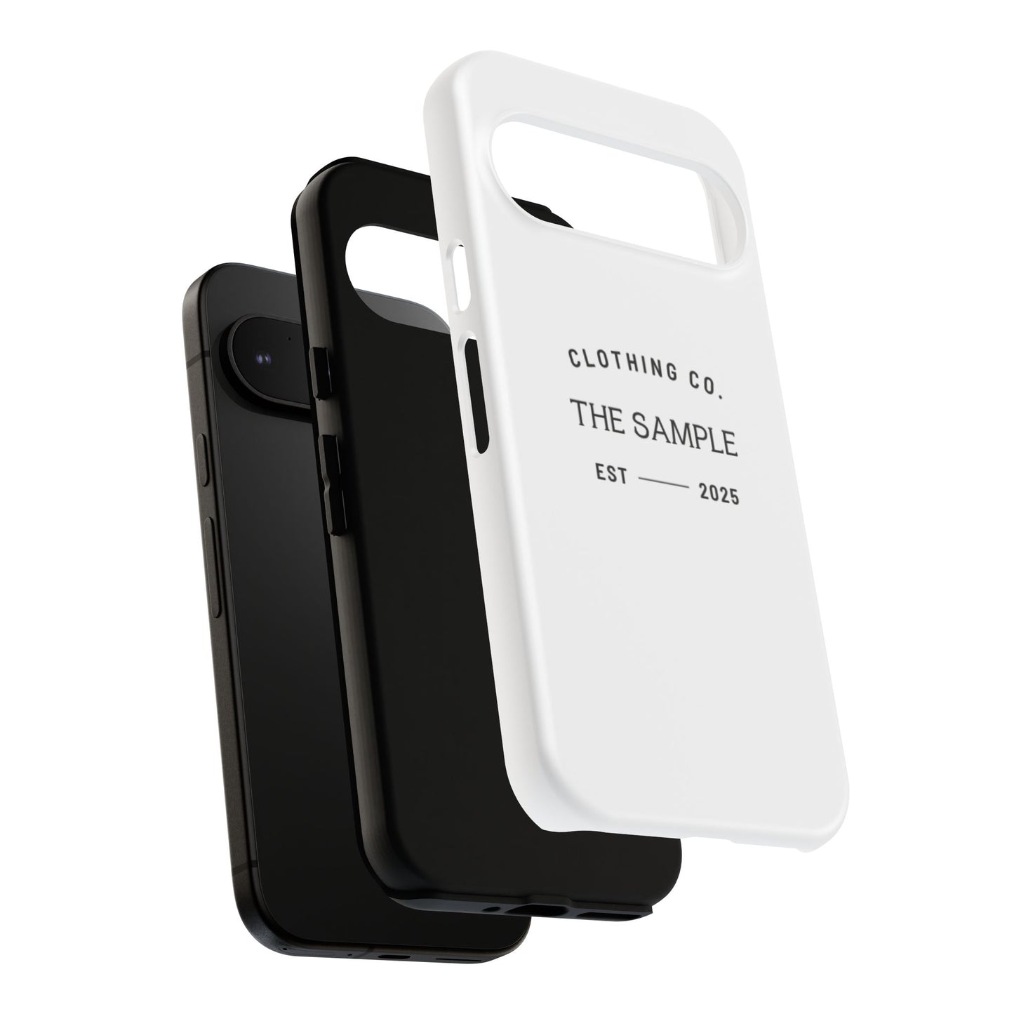 Durable Phone Case - “The Sample Clothing Co.” Design