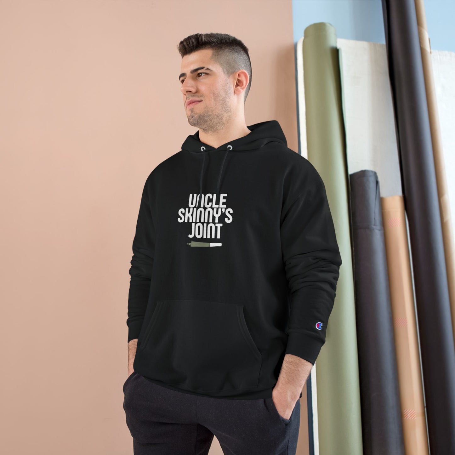 Champion Hoodie - “Uncle Skinny’s Joint” Design