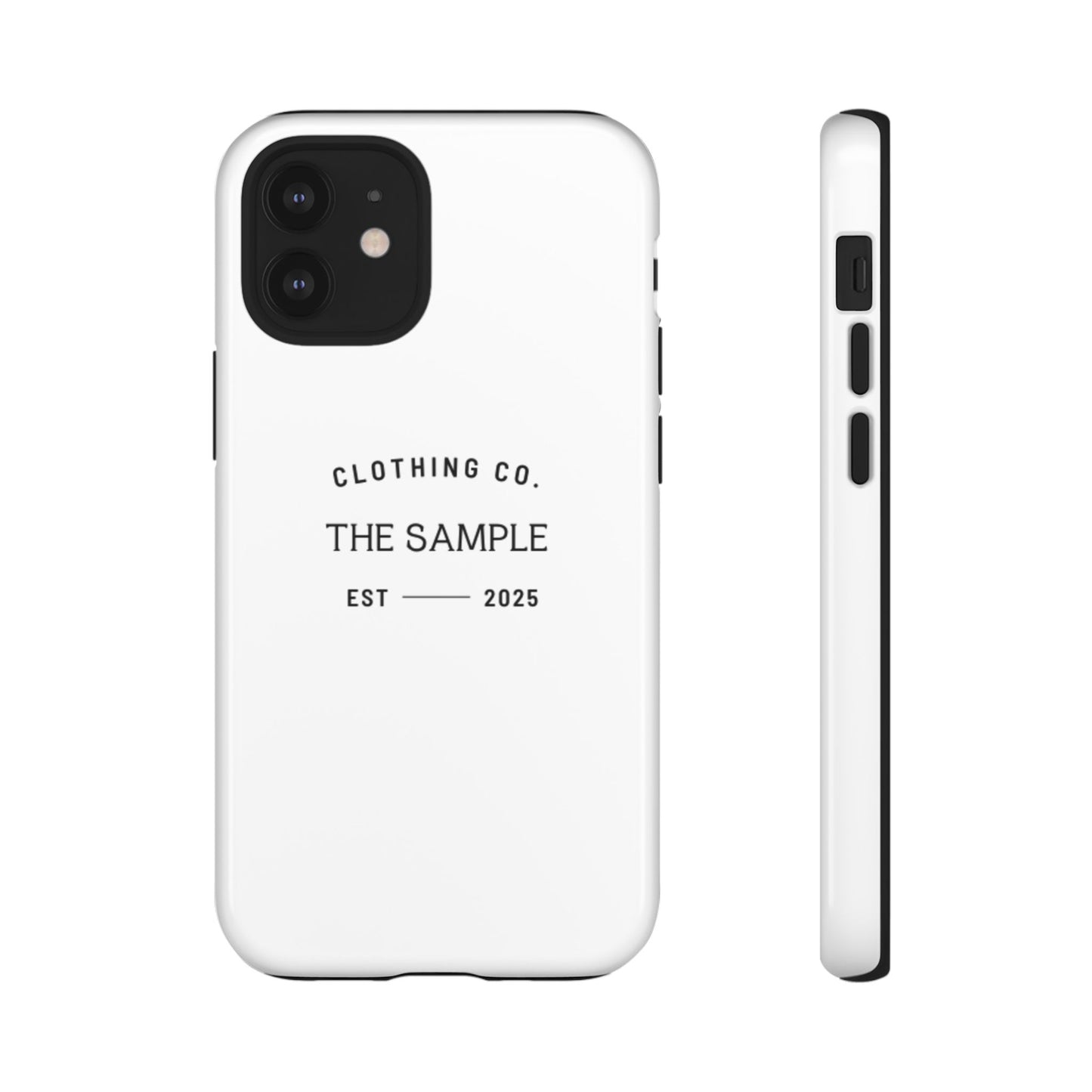 Durable Phone Case - “The Sample Clothing Co.” Design