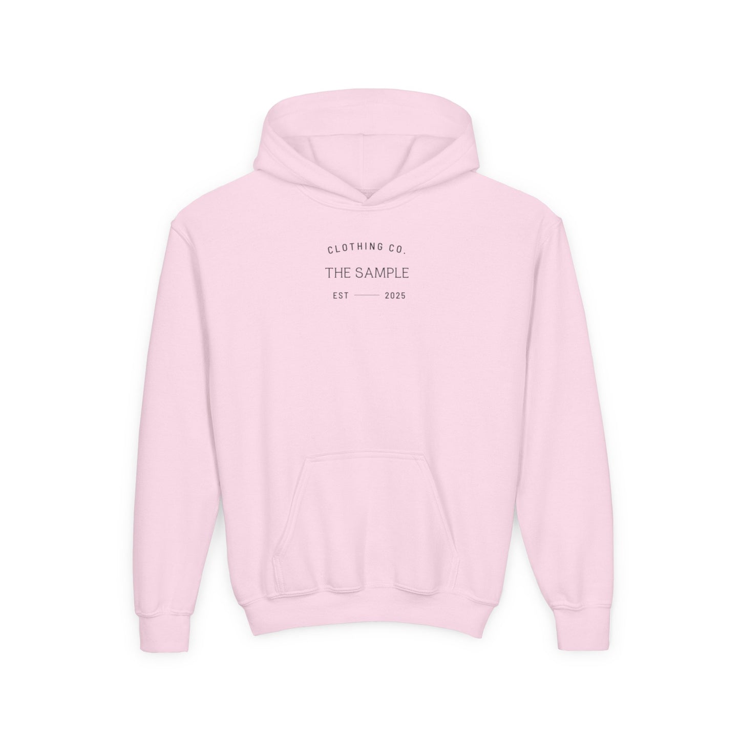 (Youth) Heavy Blend Hooded Sweatshirt - "The Sample Clothing Co. Collective" Design