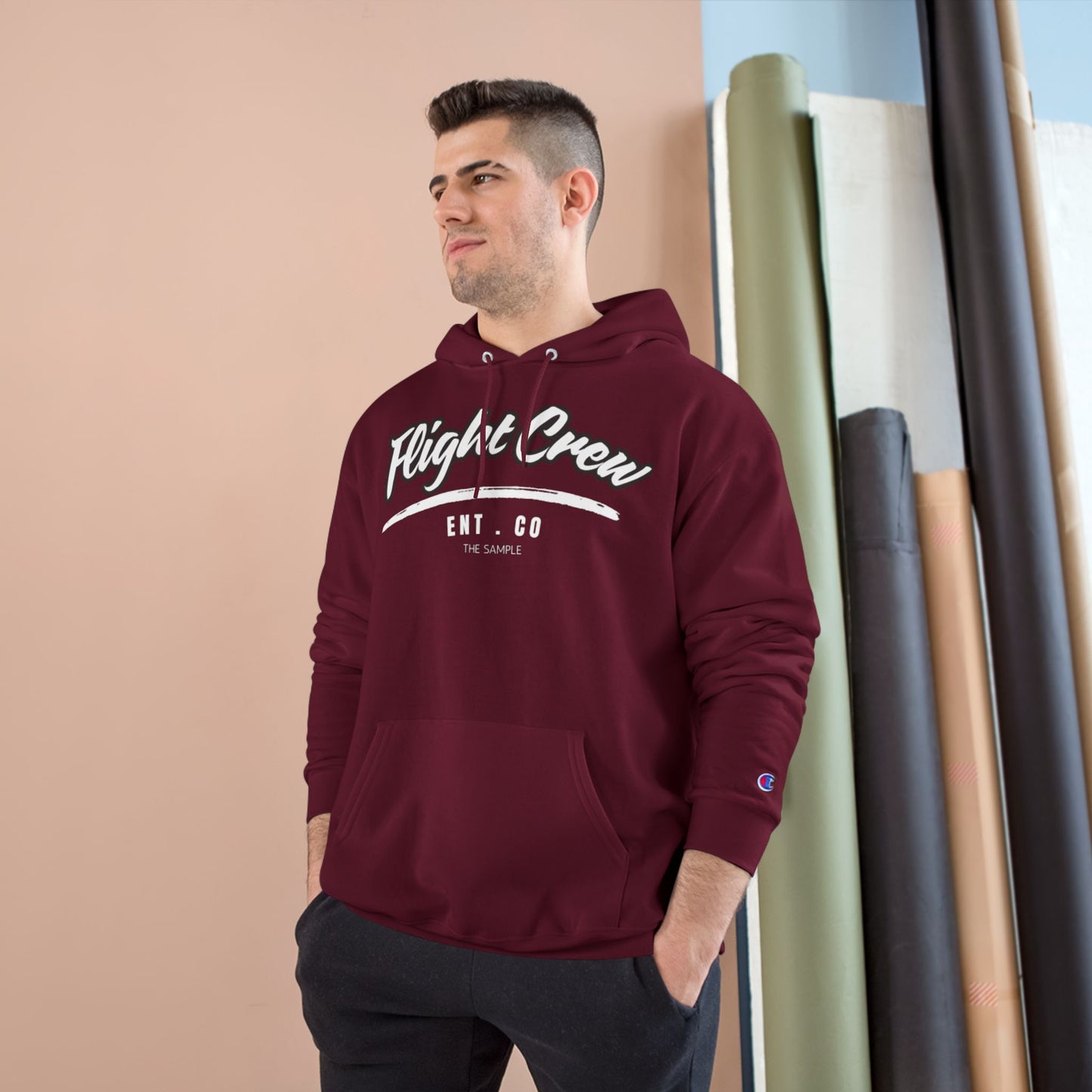 Champion Hoodie - "Flight Crew" Design