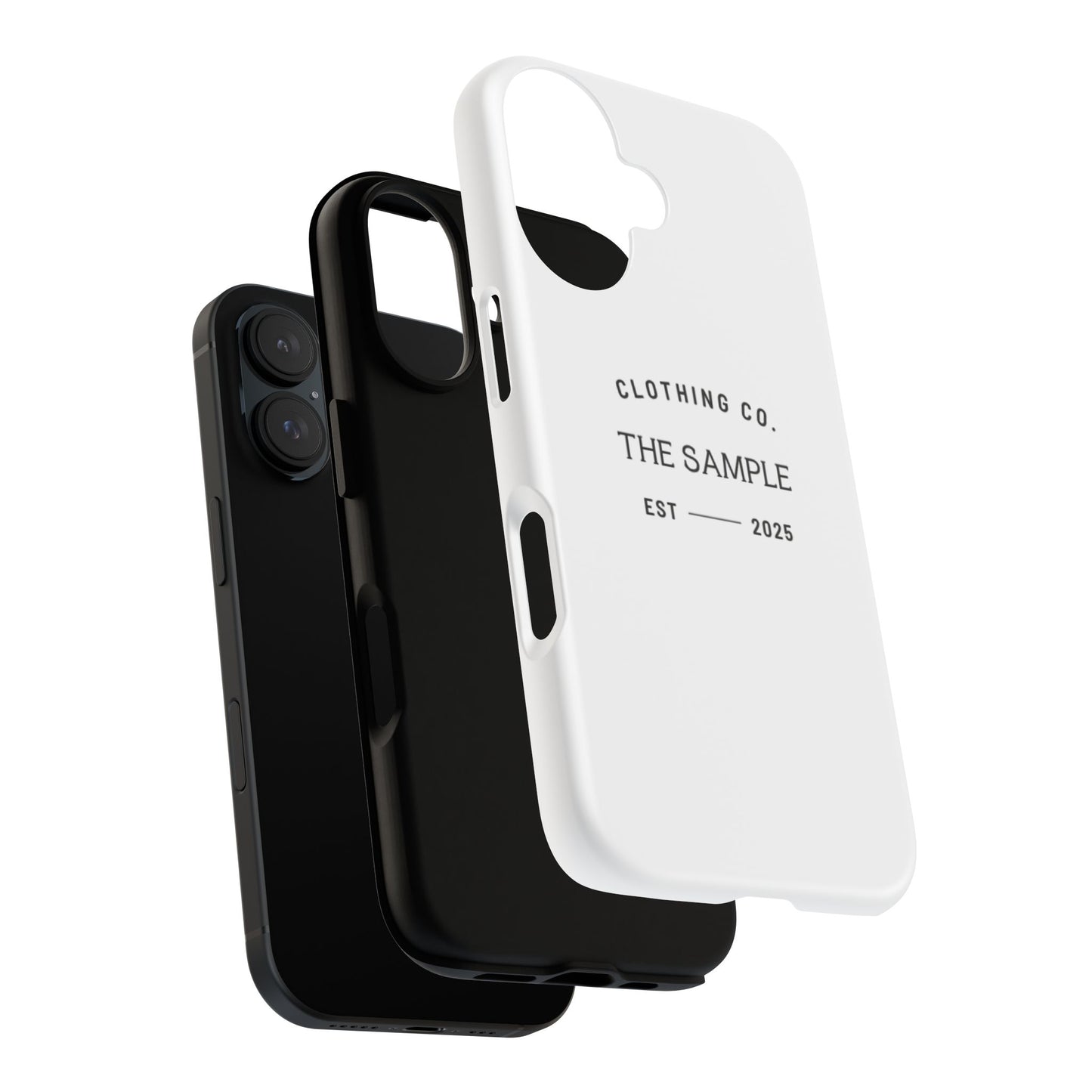Durable Phone Case - “The Sample Clothing Co.” Design
