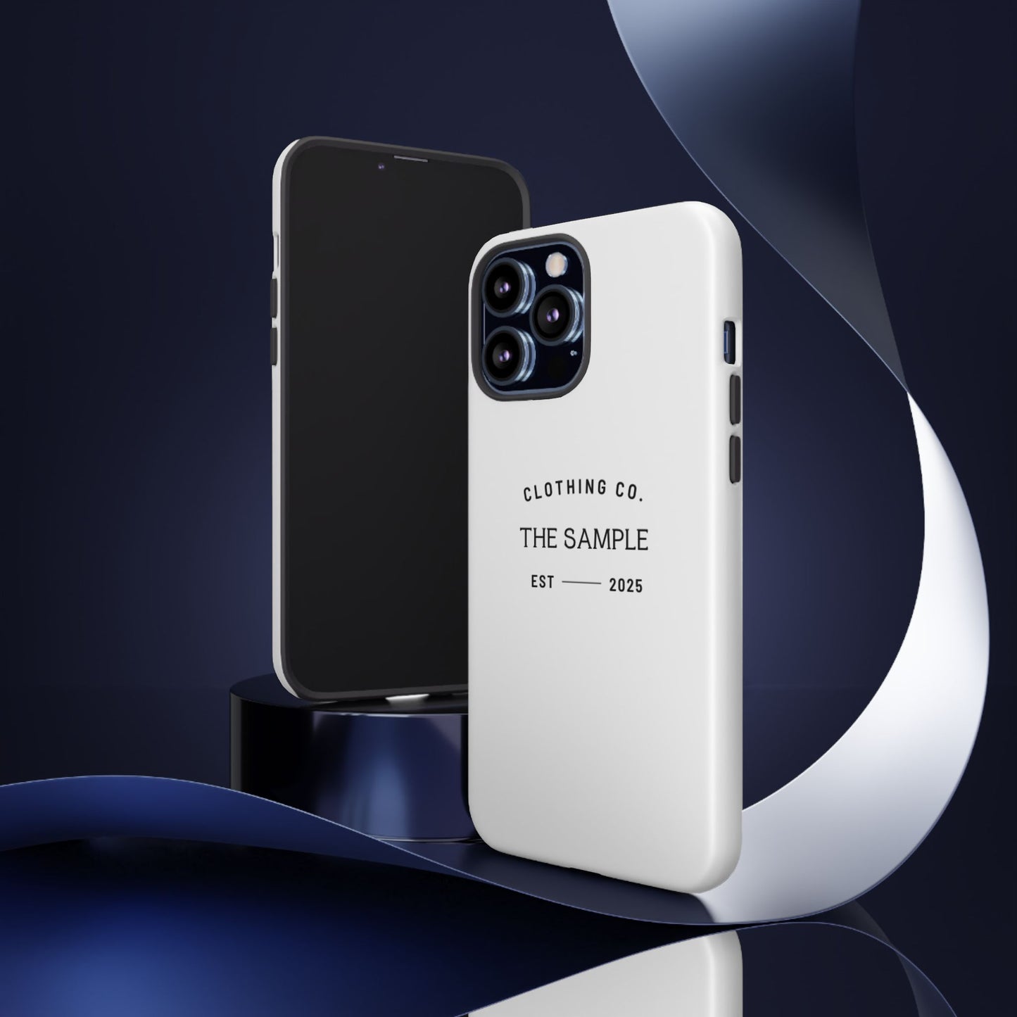 Durable Phone Case - “The Sample Clothing Co.” Design