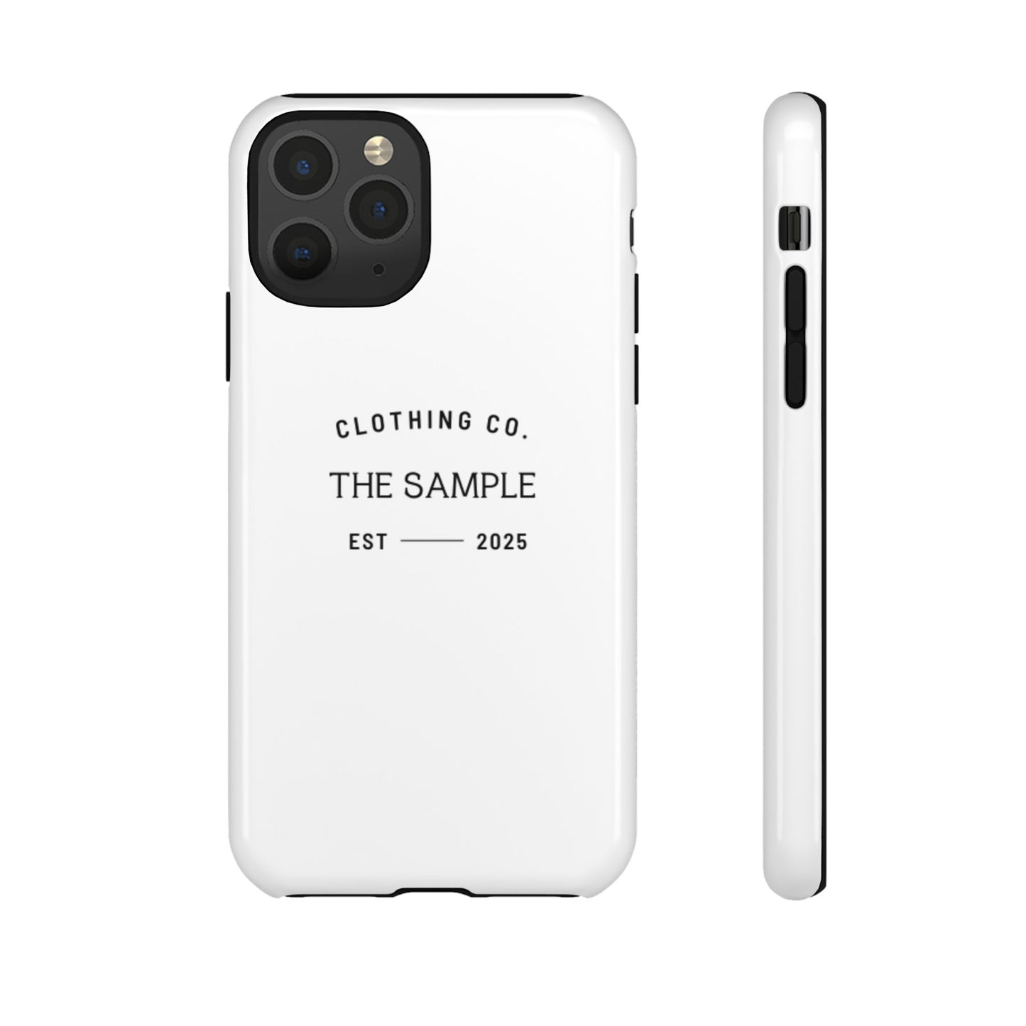 Durable Phone Case - “The Sample Clothing Co.” Design