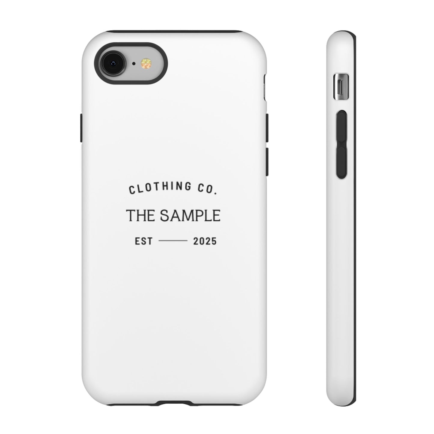 Durable Phone Case - “The Sample Clothing Co.” Design