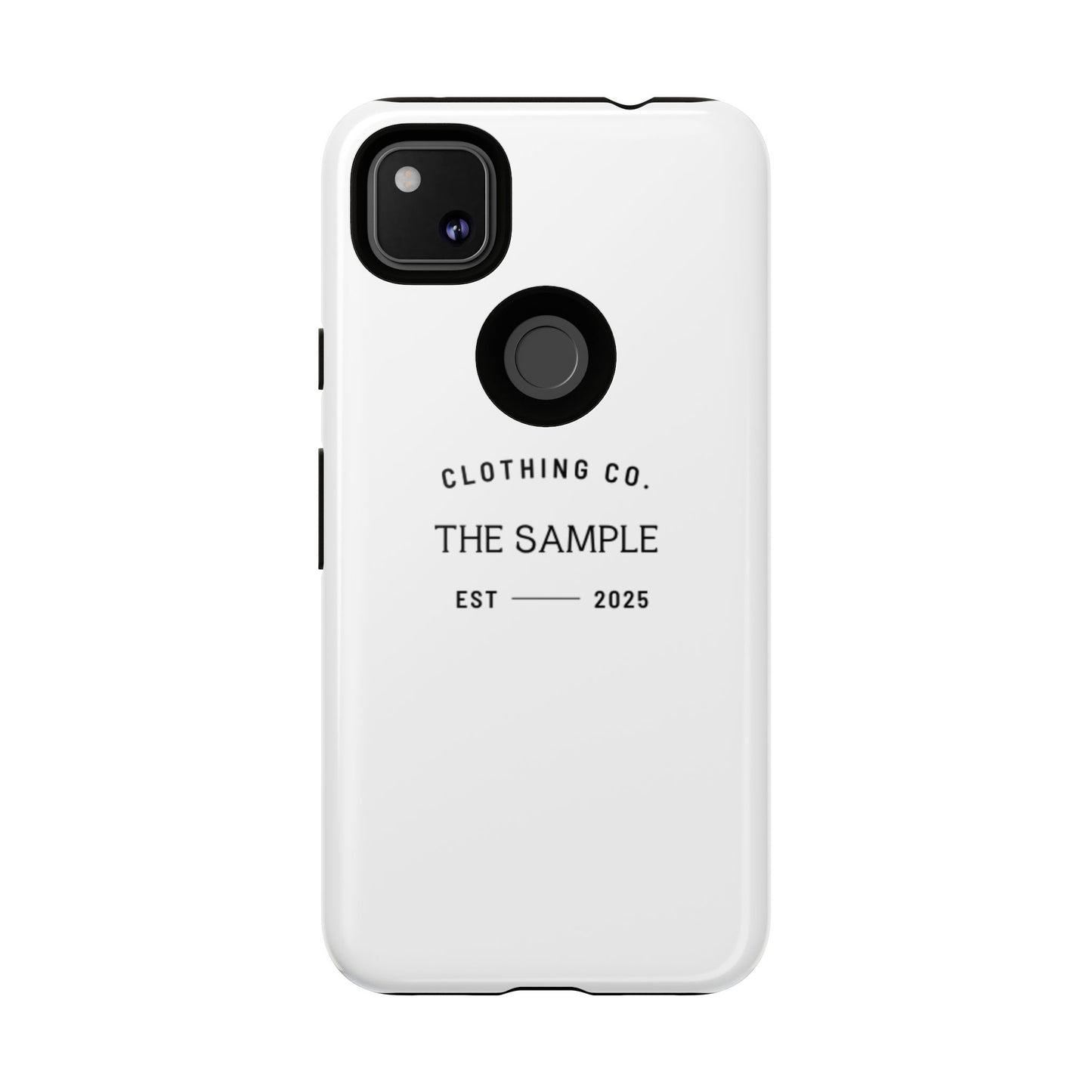 Durable Phone Case - “The Sample Clothing Co.” Design