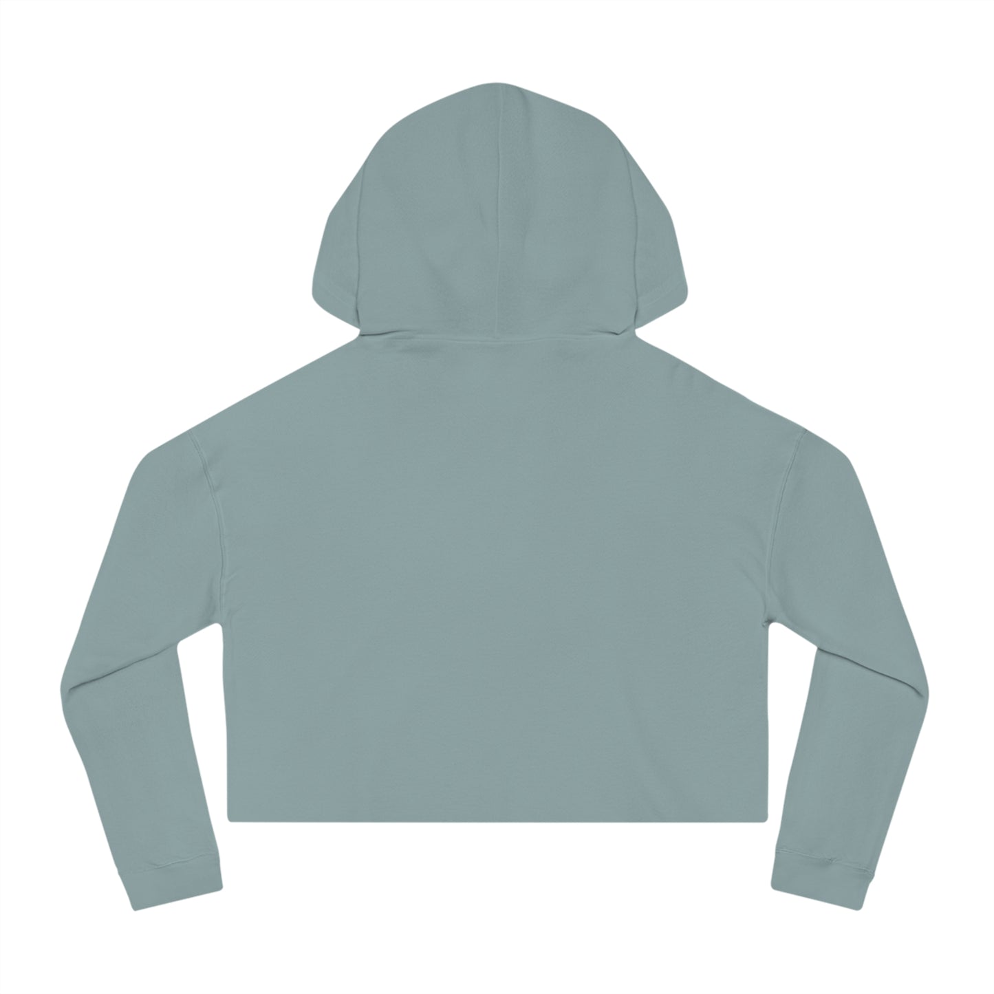 (Women’s) Cropped Hooded Sweatshirt - "Flight Crew" Design