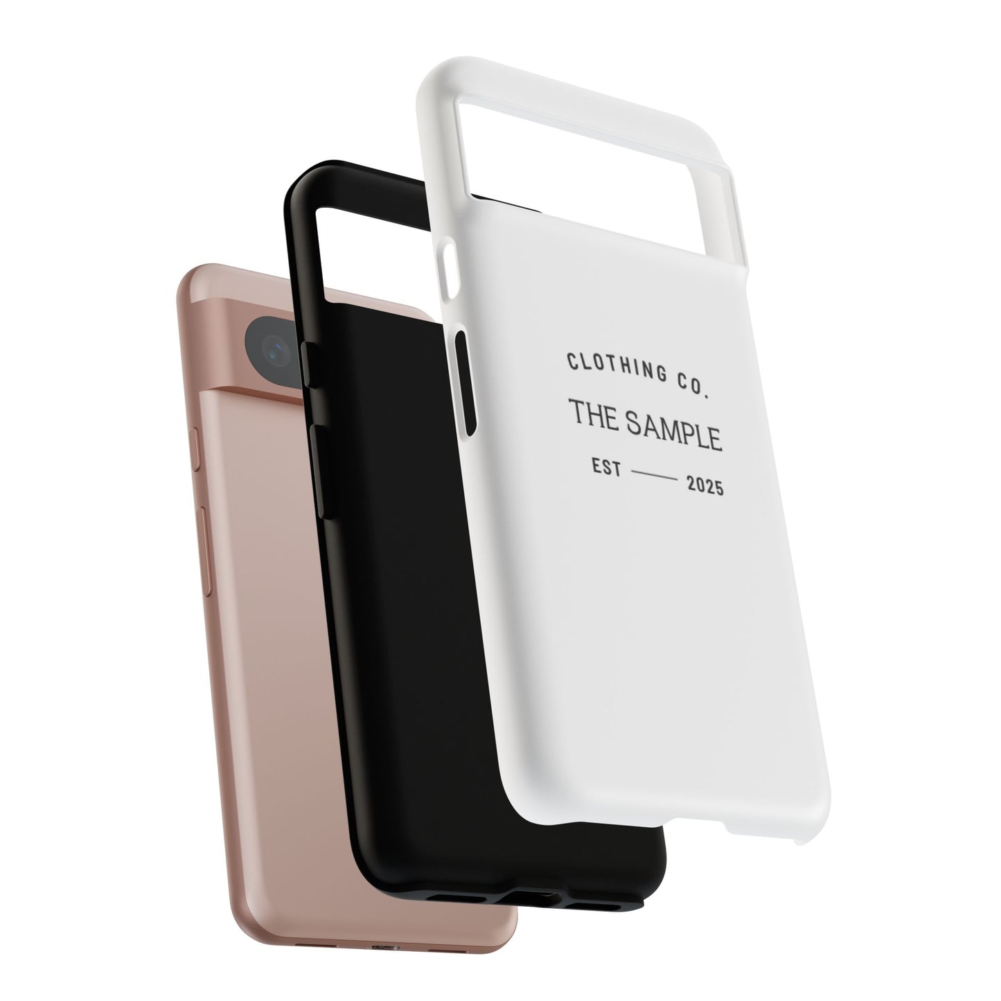 Durable Phone Case - “The Sample Clothing Co.” Design