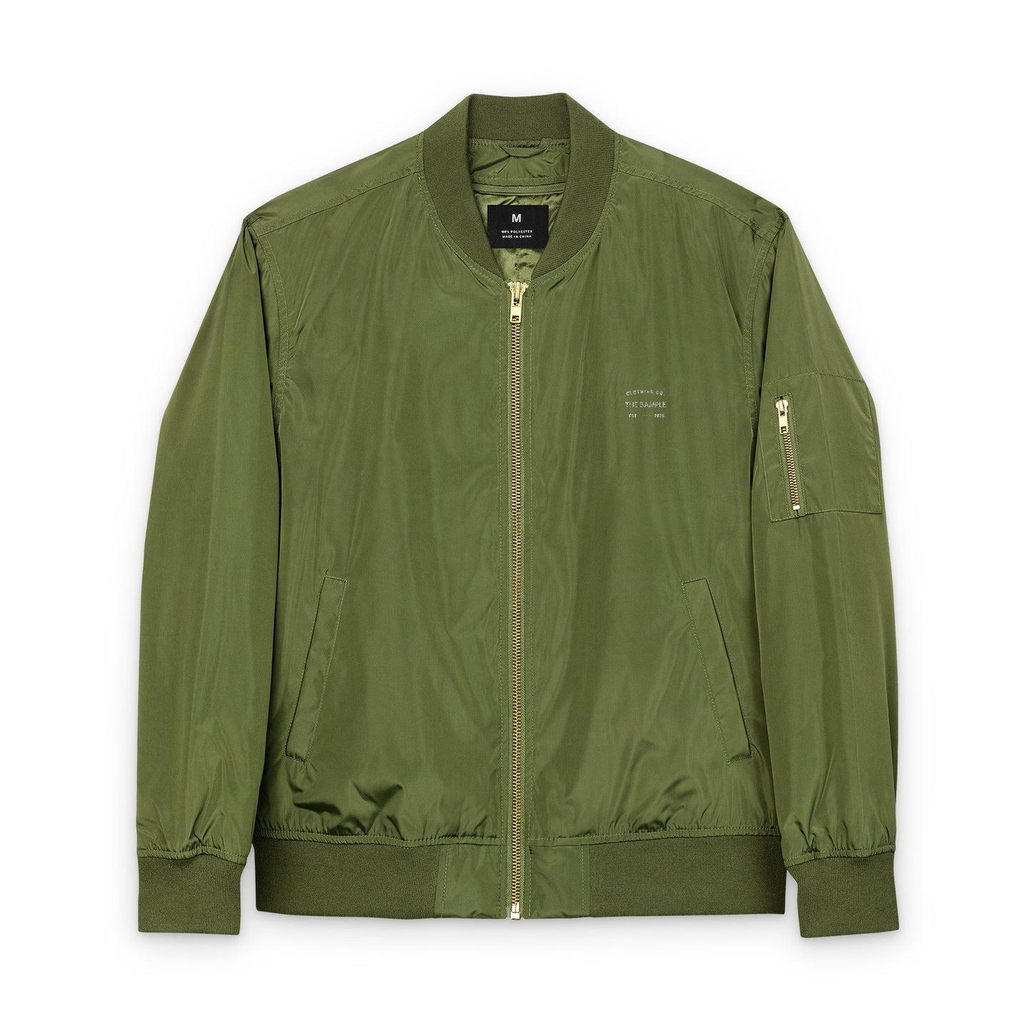 Embroidered Bomber Jacket - "The Sample Clothing Co. Collective" Design