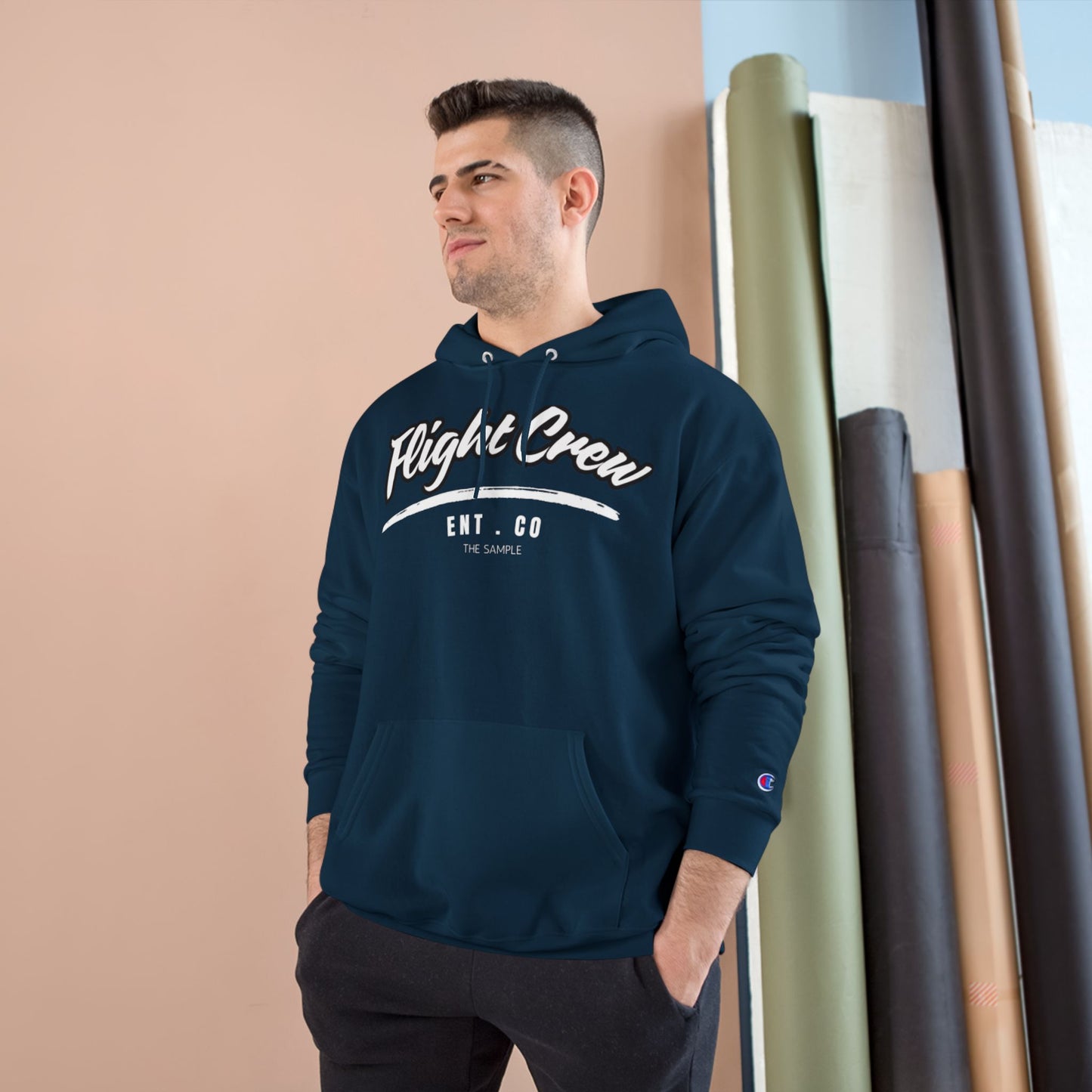Champion Hoodie - "Flight Crew" Design