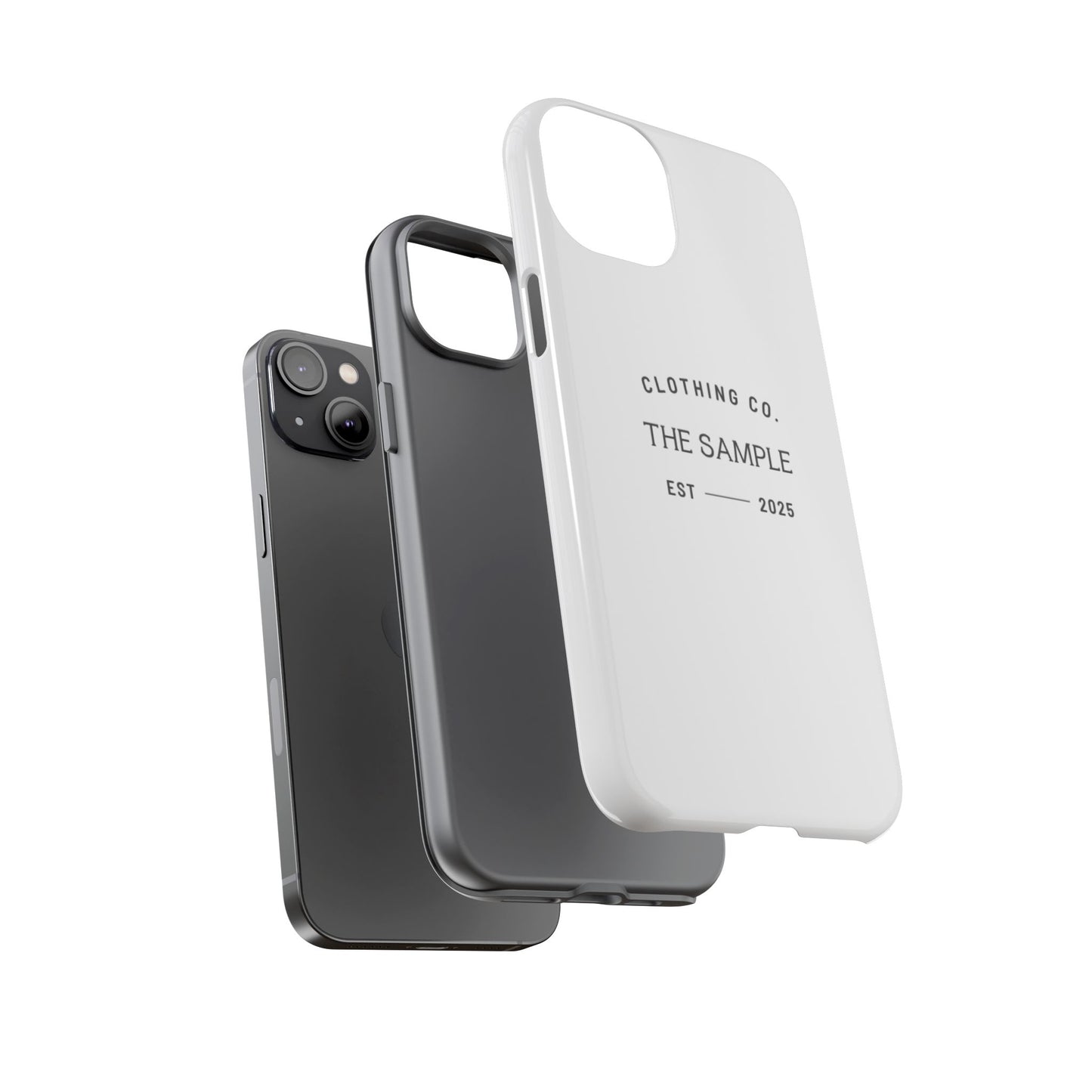 Durable Phone Case - “The Sample Clothing Co.” Design