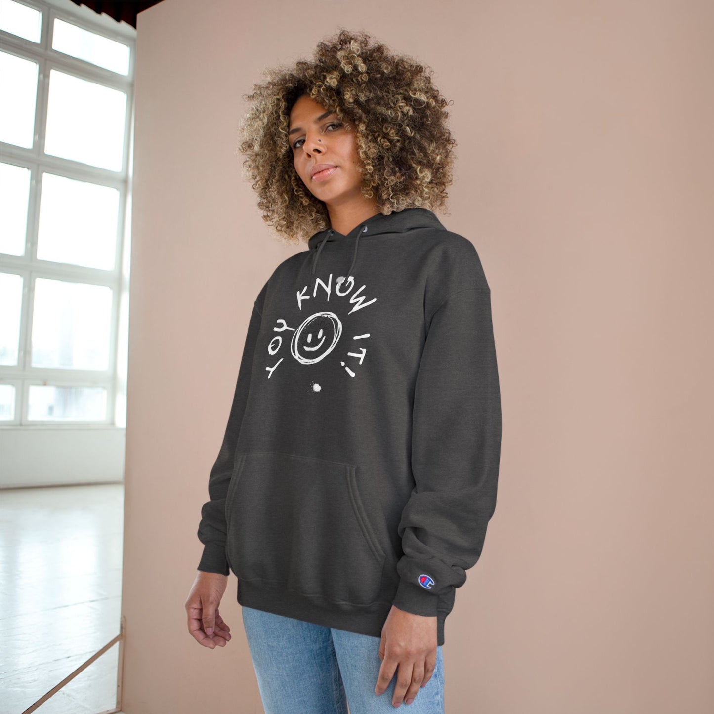 Champion Hoodie - 'You Know It!' Casual Sweatshirt for Everyday Comfort