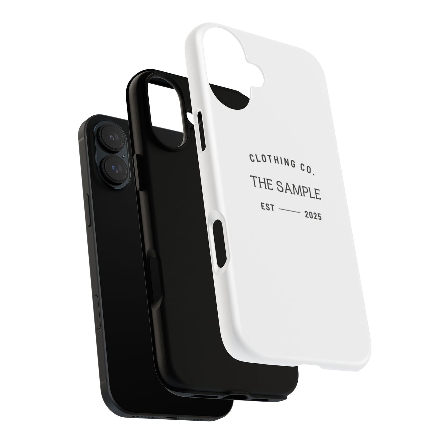 Durable Phone Case - “The Sample Clothing Co.” Design