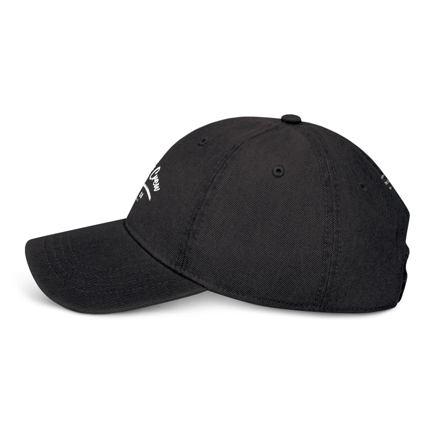 Unisex Embroidered Denim Hat - “Flight Crew ENT” Design