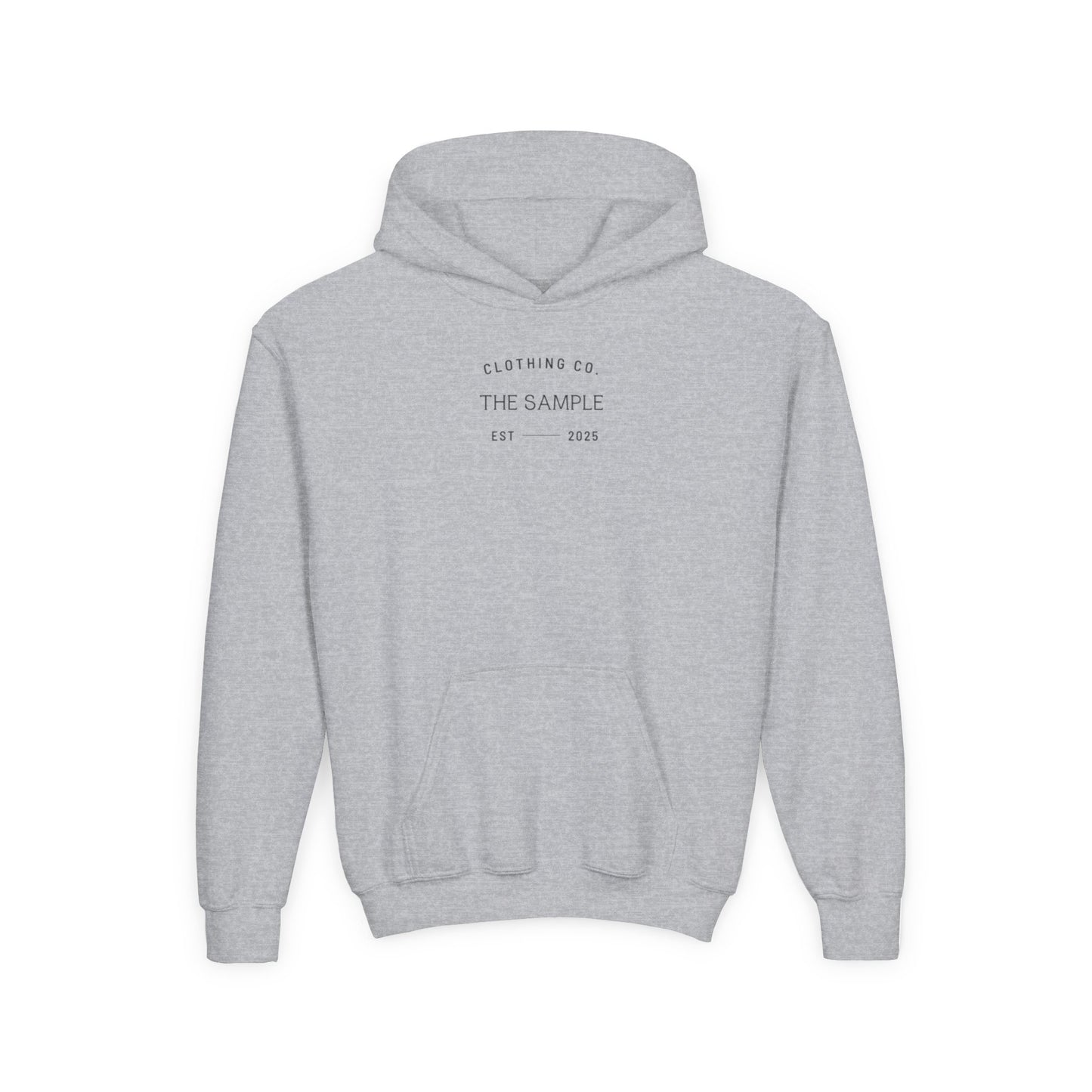 (Youth) Heavy Blend Hooded Sweatshirt - "The Sample Clothing Co. Collective" Design