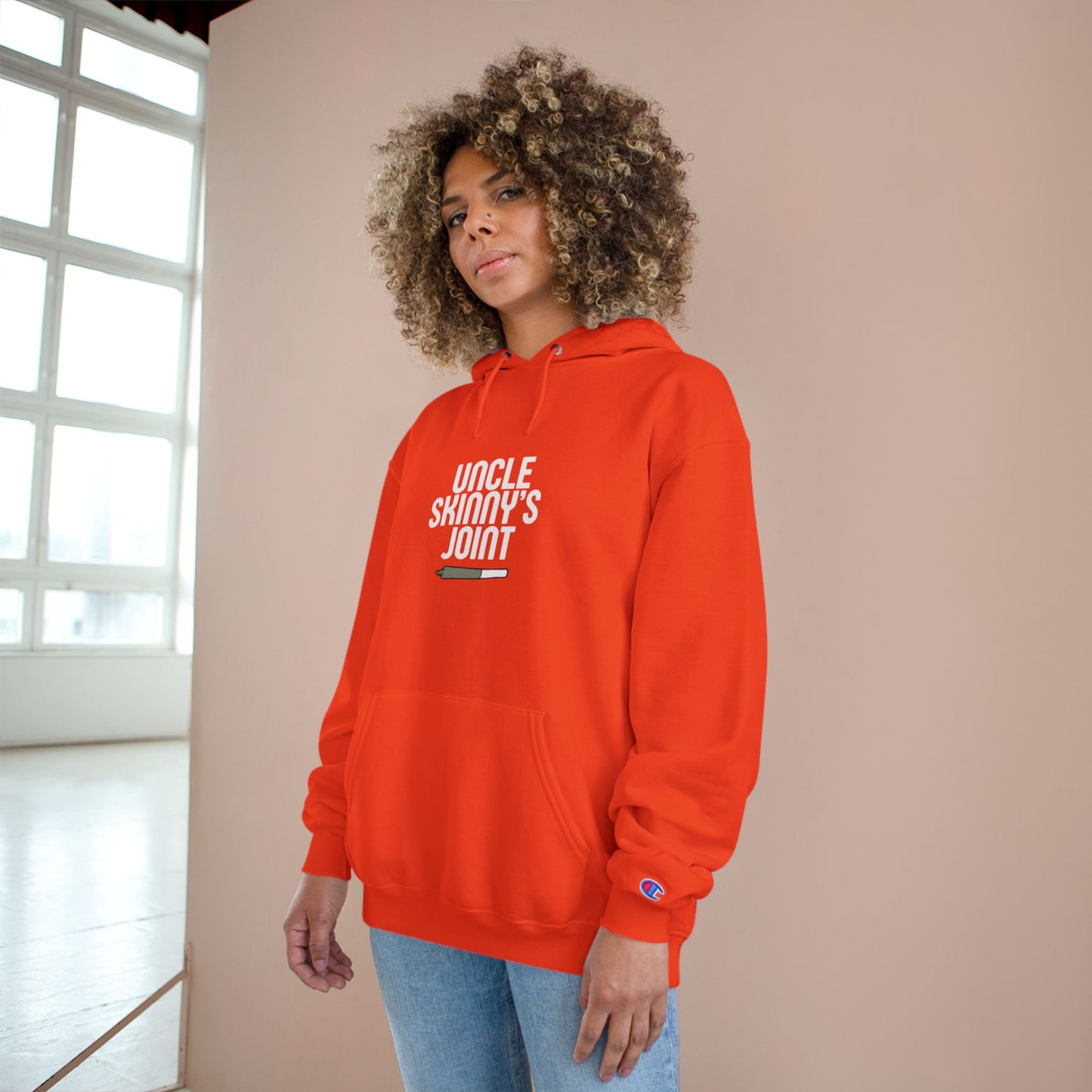 Champion Hoodie - “Uncle Skinny’s Joint” Design