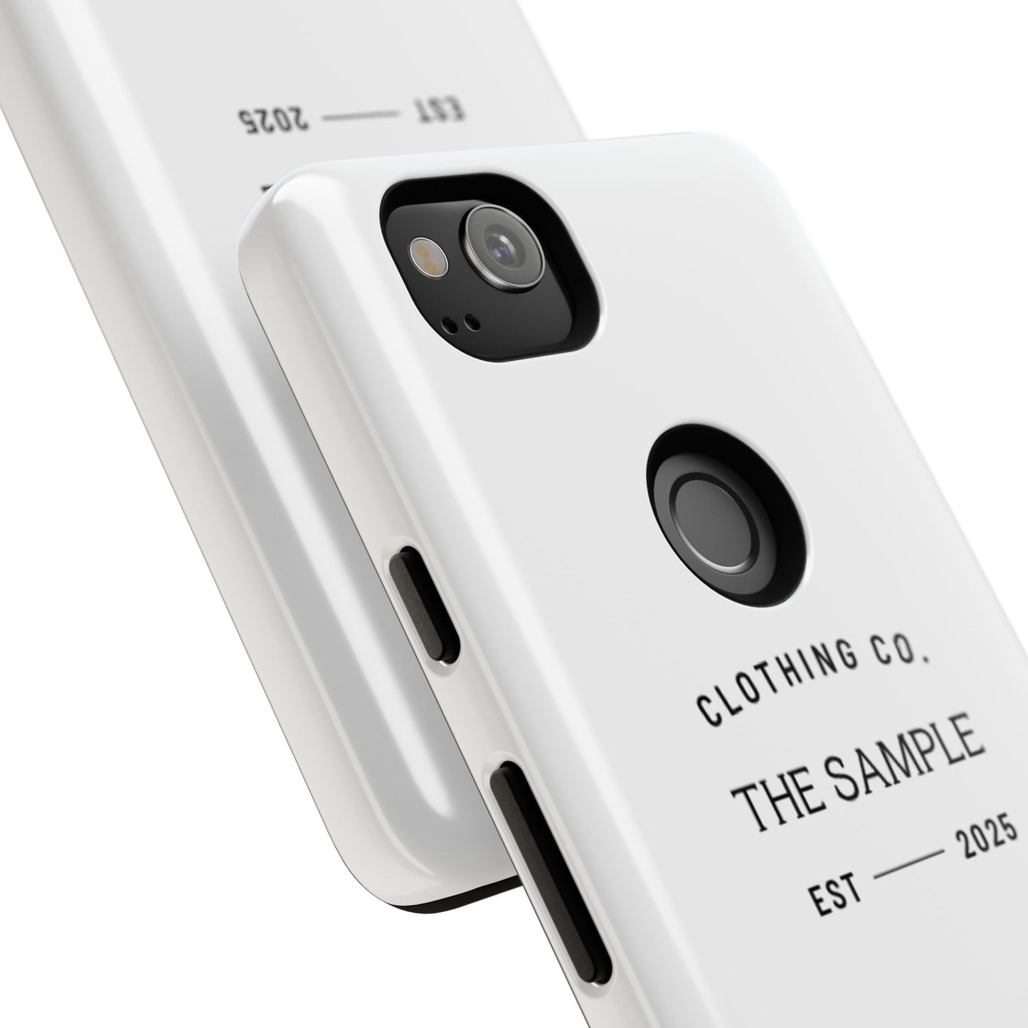 Durable Phone Case - “The Sample Clothing Co.” Design