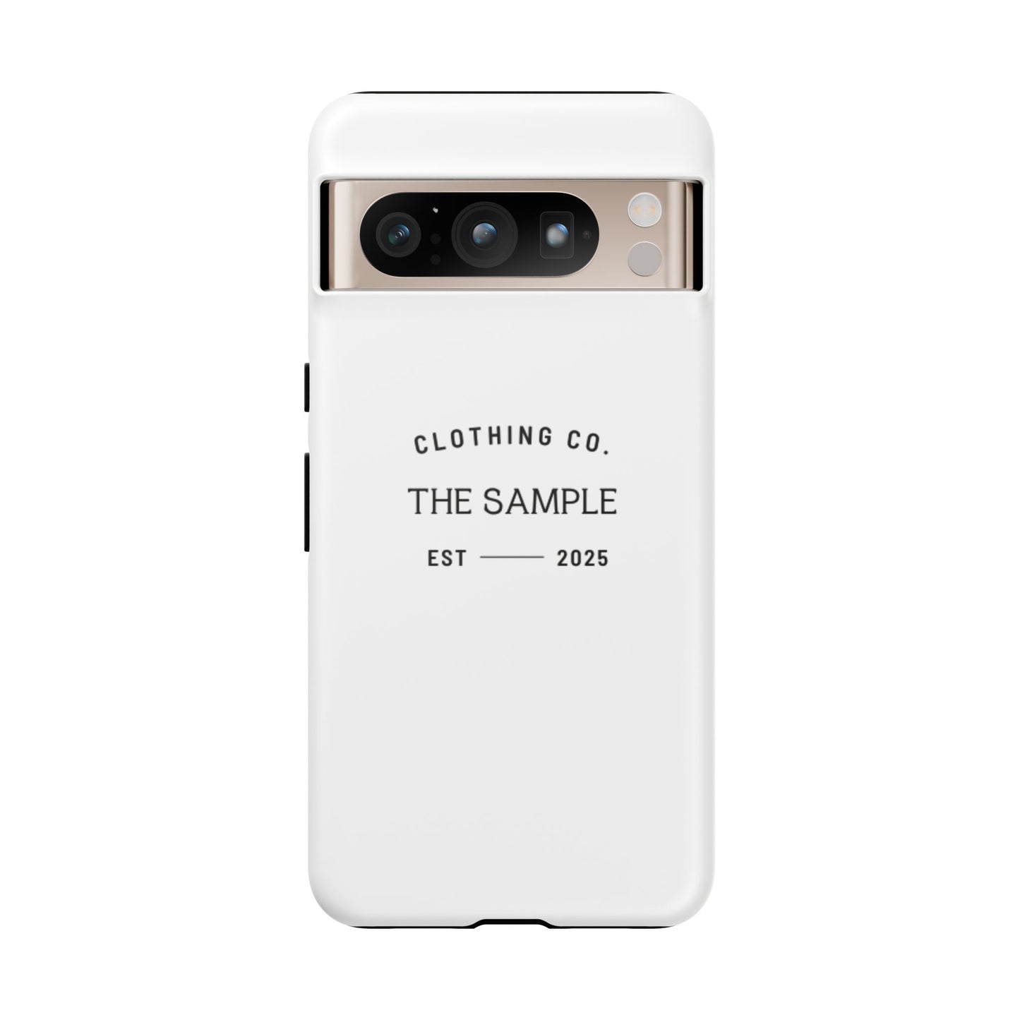 Durable Phone Case - “The Sample Clothing Co.” Design