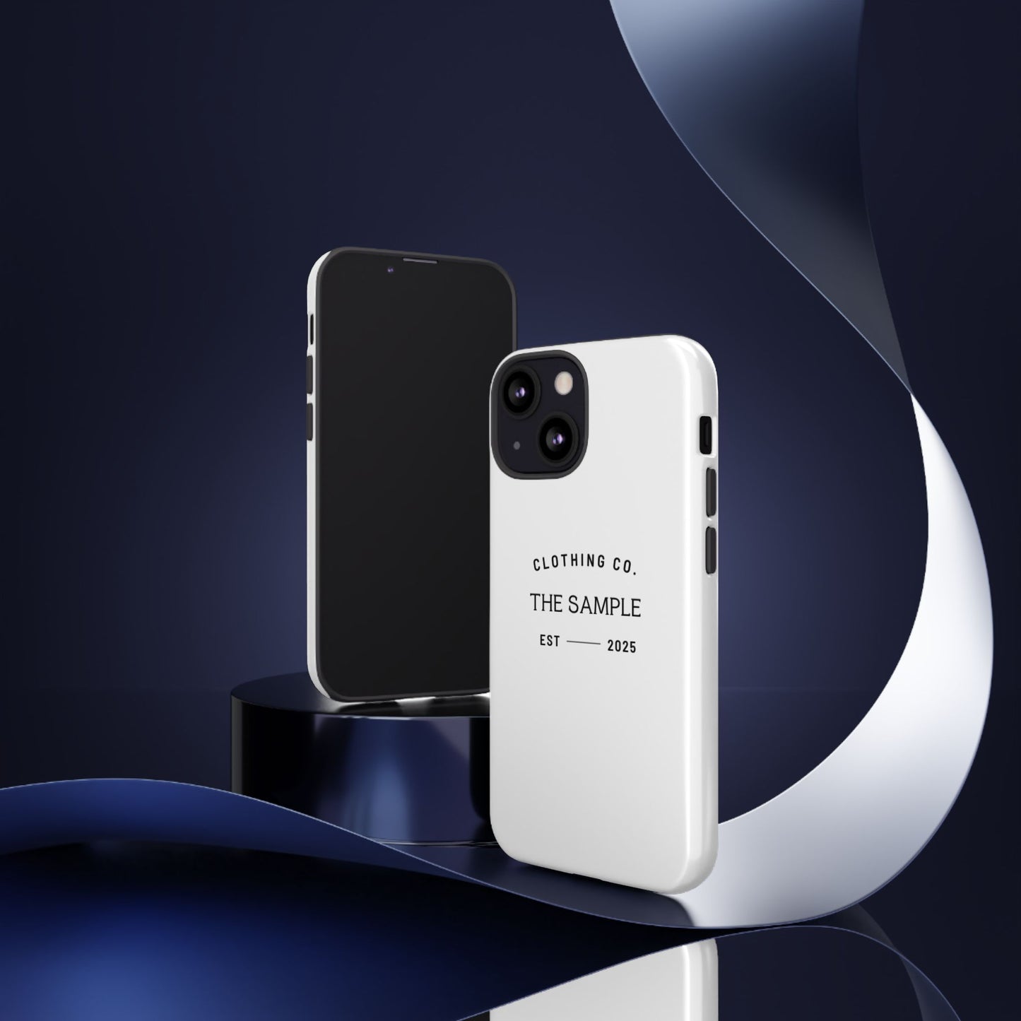 Durable Phone Case - “The Sample Clothing Co.” Design
