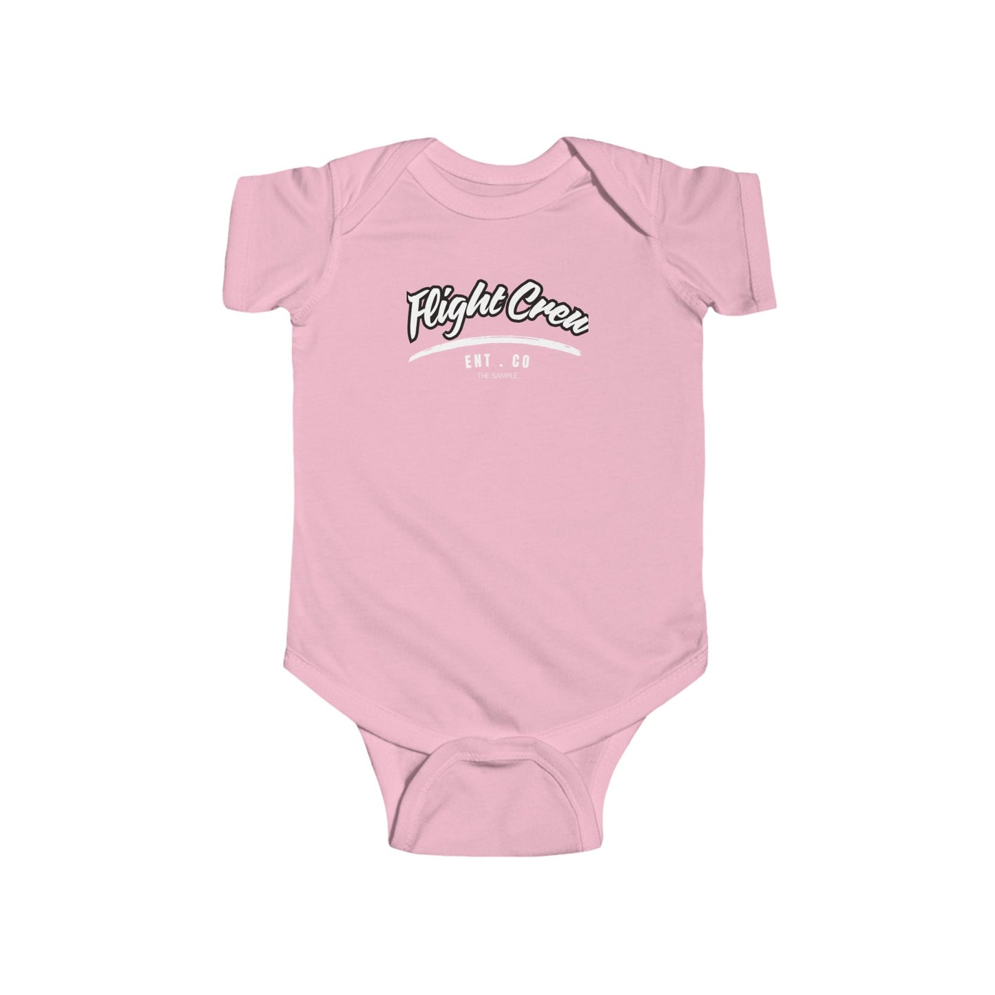 Infant Fine Jersey Bodysuit - "Flight Crew" Design