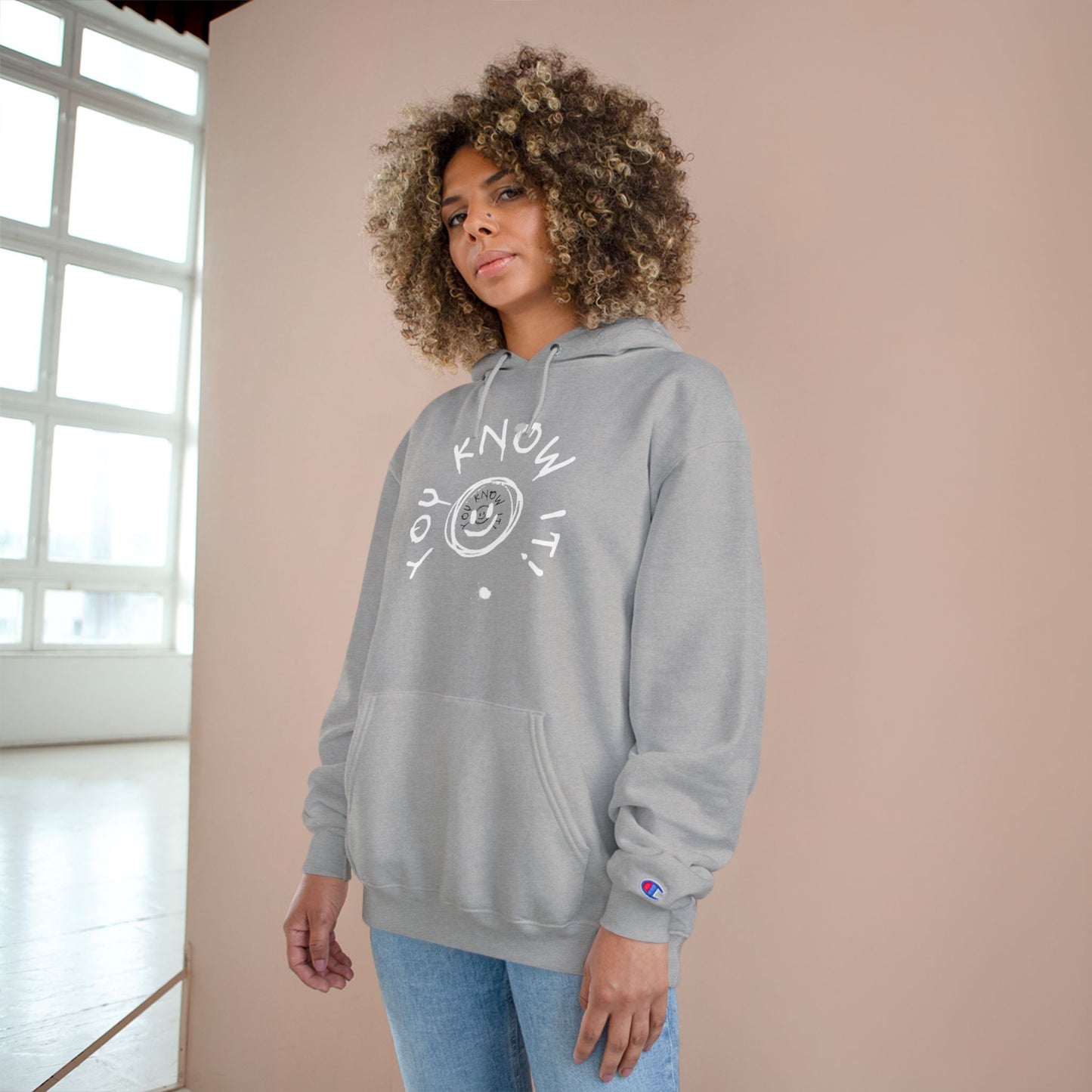 Champion Hoodie - 'You Know It!' Casual Sweatshirt for Everyday Comfort