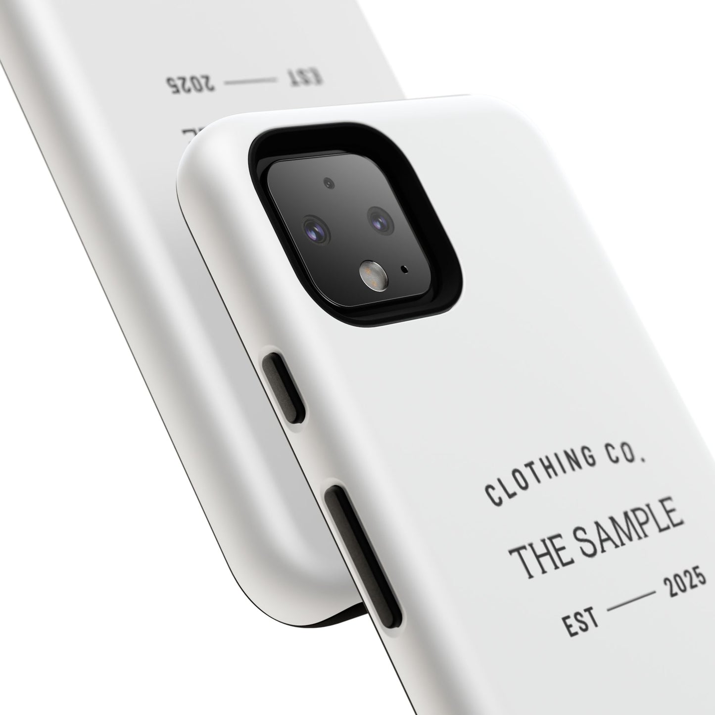 Durable Phone Case - “The Sample Clothing Co.” Design