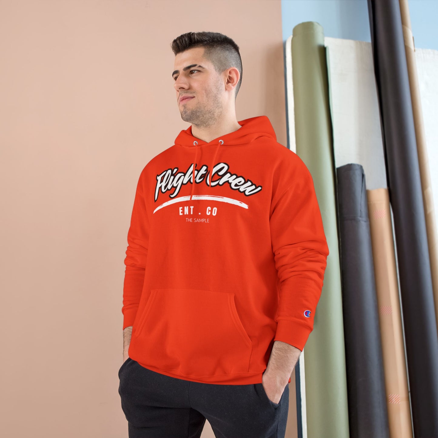 Champion Hoodie - "Flight Crew" Design